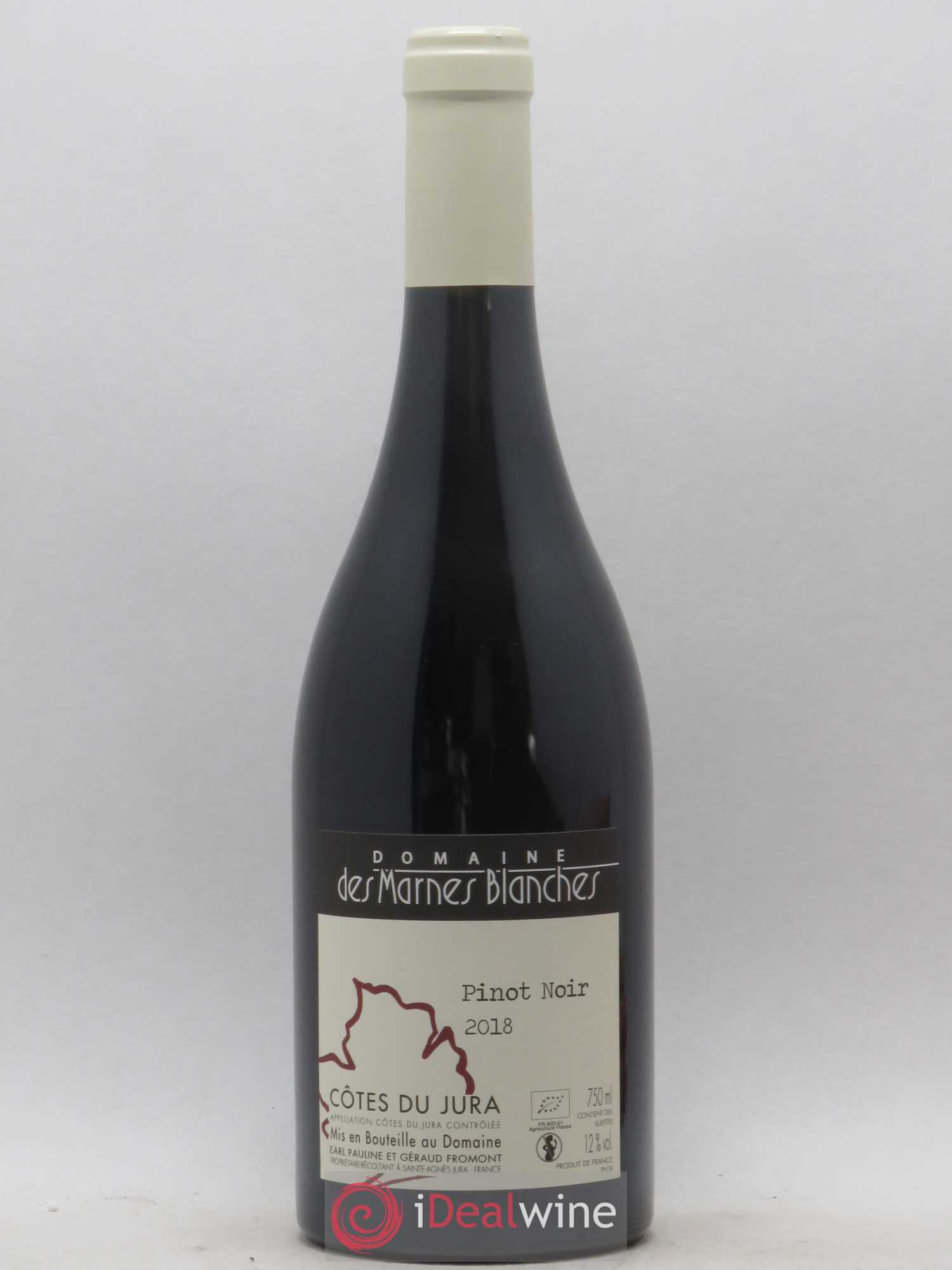 Côtes du Jura Pinot Noir Marnes Blanches (Domaine des) 2018 - Lot de 1 bouteille - 0