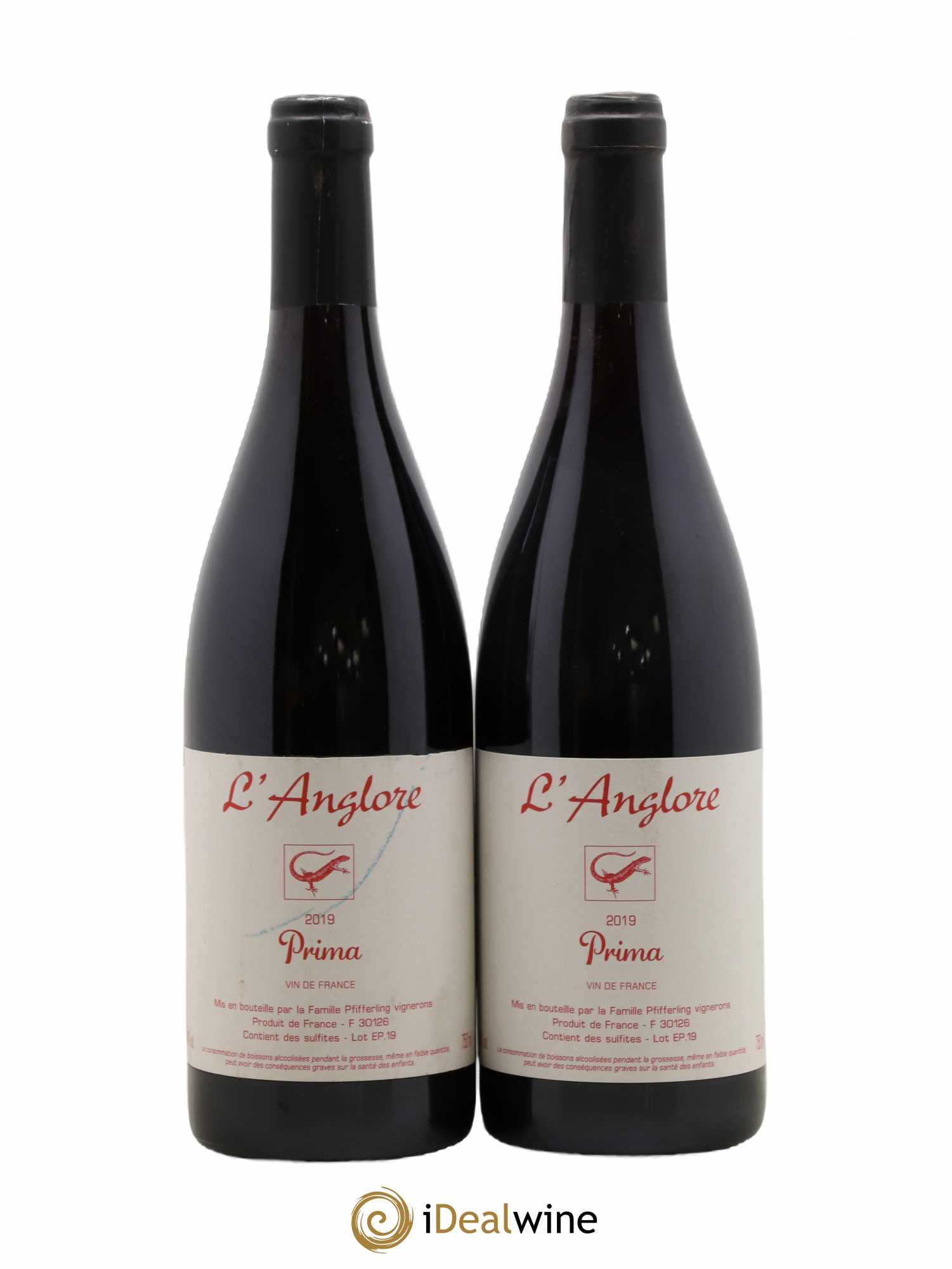 Tavel Prima L'Anglore 2019 - Lot de 2 bouteilles - 0