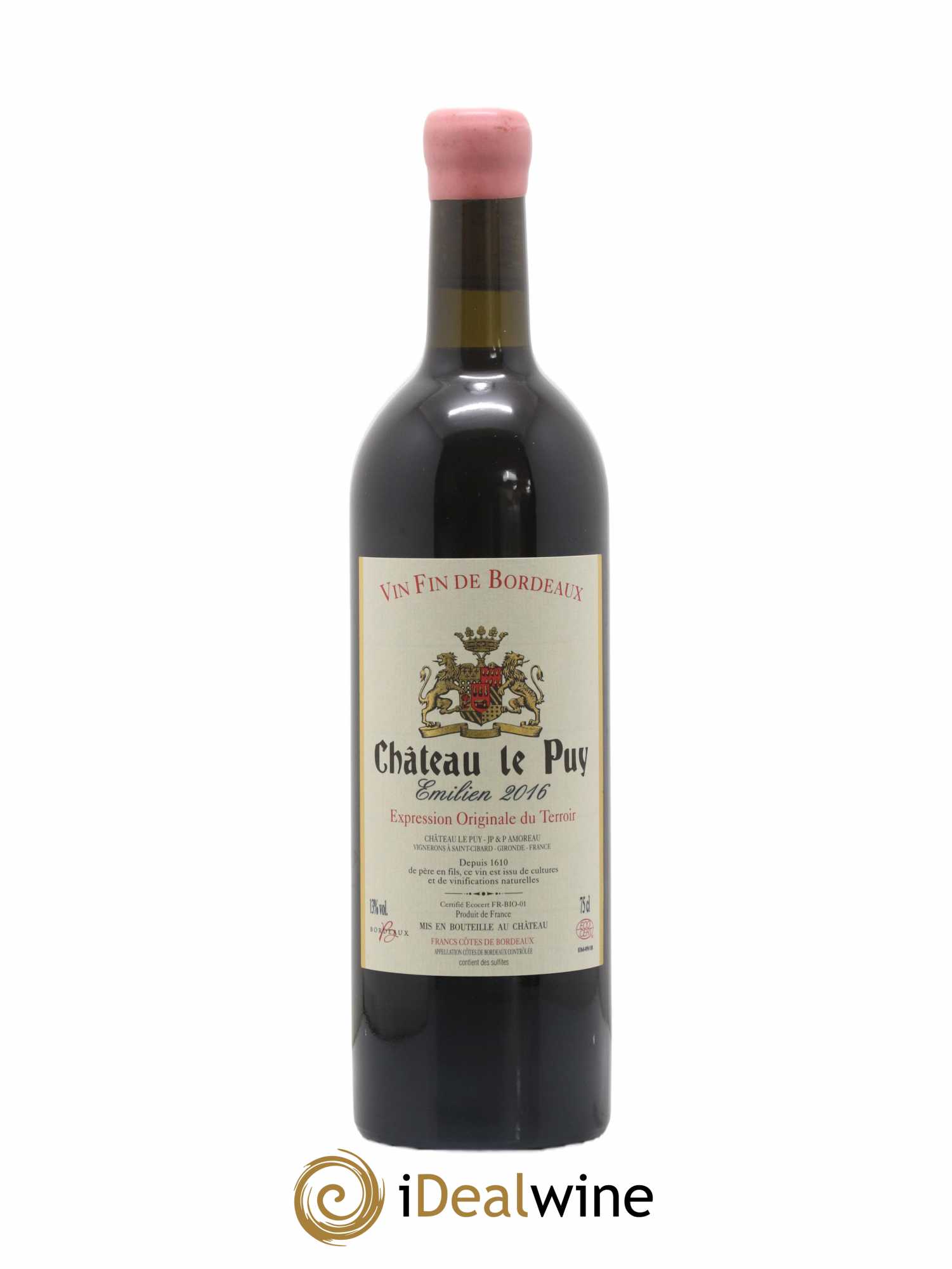 Le Puy - Cuvée Emilien 2016 - Lot de 1 bouteille - 0