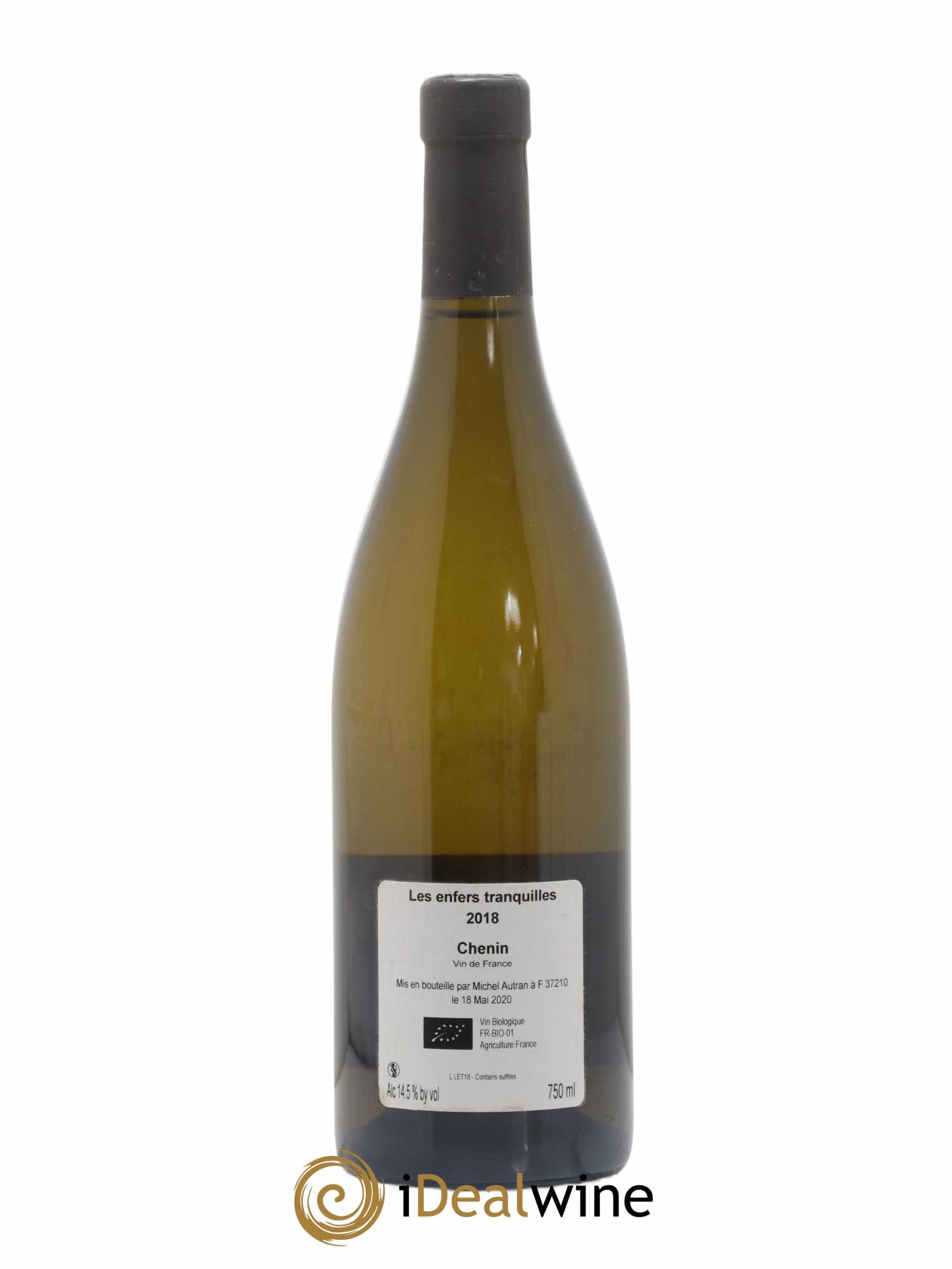 Vin de France Les Enfers Tranquilles Michel Autran 2018 - Lot de 1 bouteille - 1
