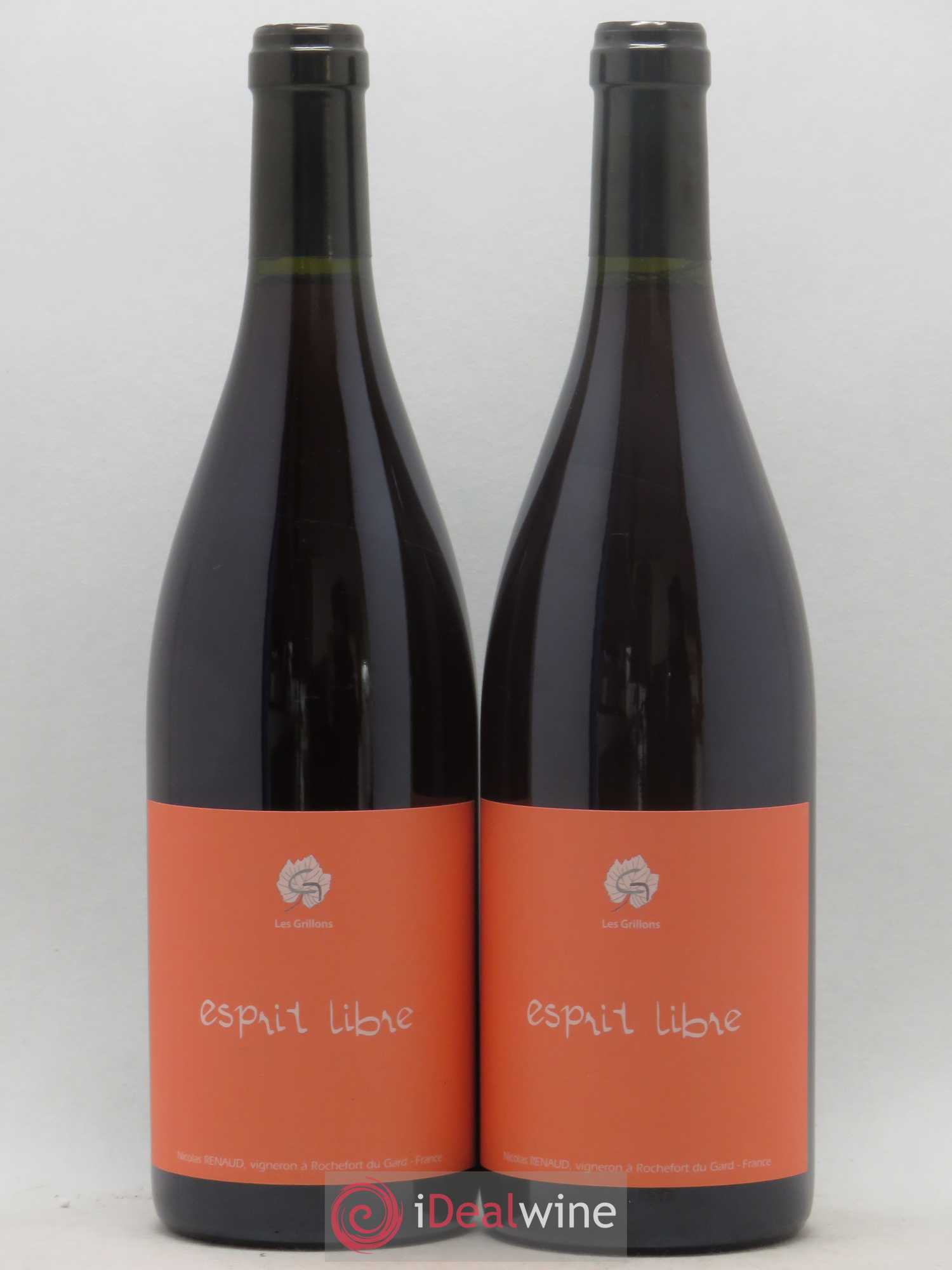 Vin de France Esprit Libre Clos des Grillons 2019 - Lot de 2 bouteilles - 0