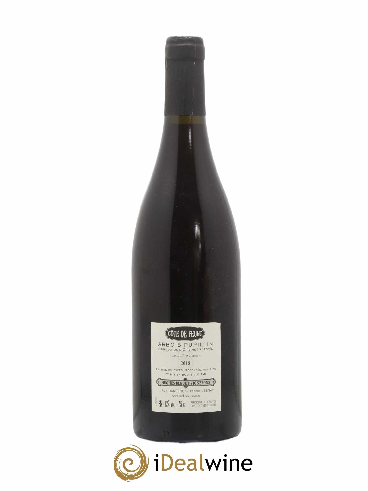 Arbois Pupillin Côte de Feule Domaine Beguet 2018 - Lot of 1 bottle - 1