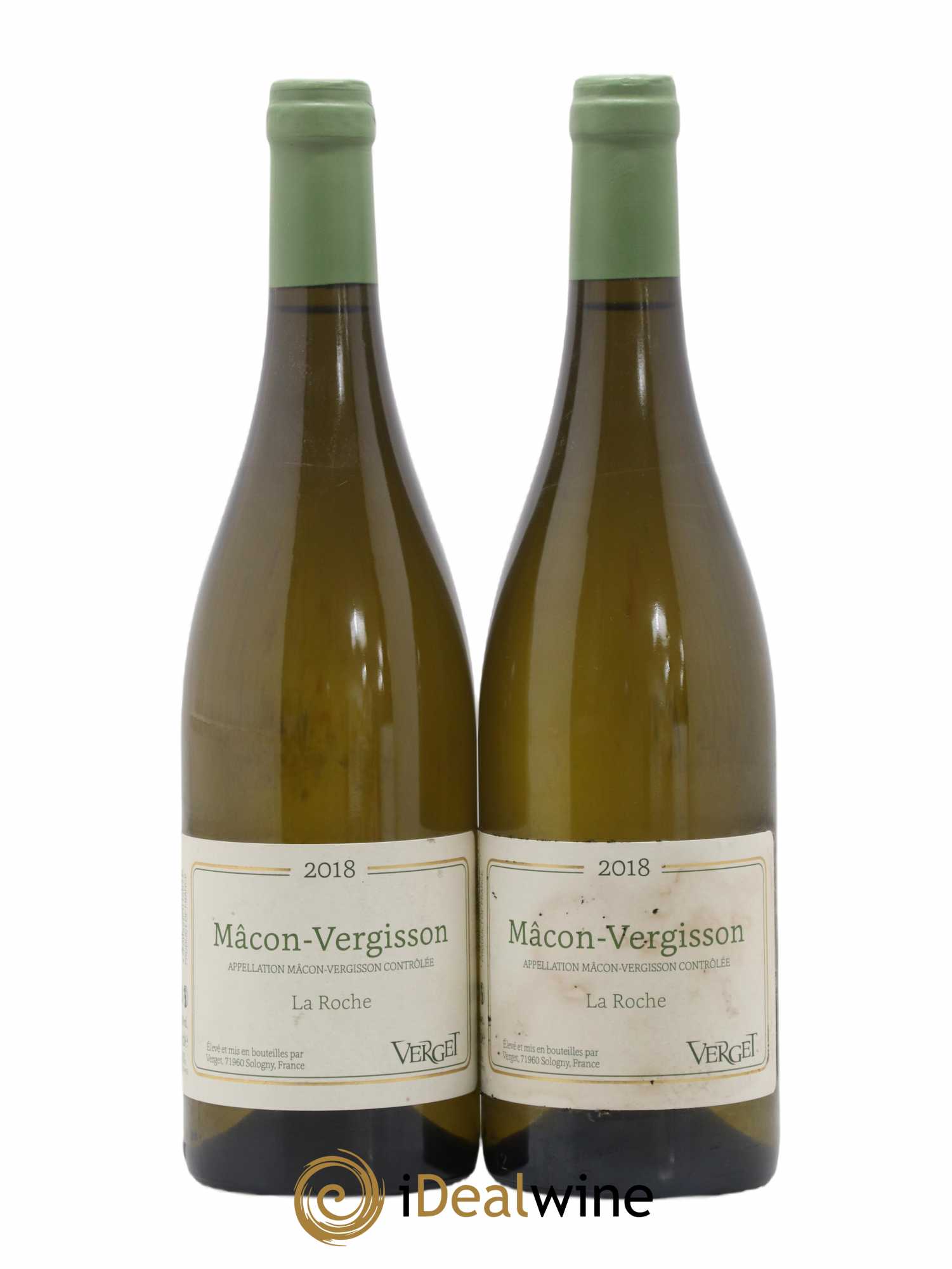 Mâcon-Vergisson La Roche Verget 2018 - Lot de 2 bouteilles - 0