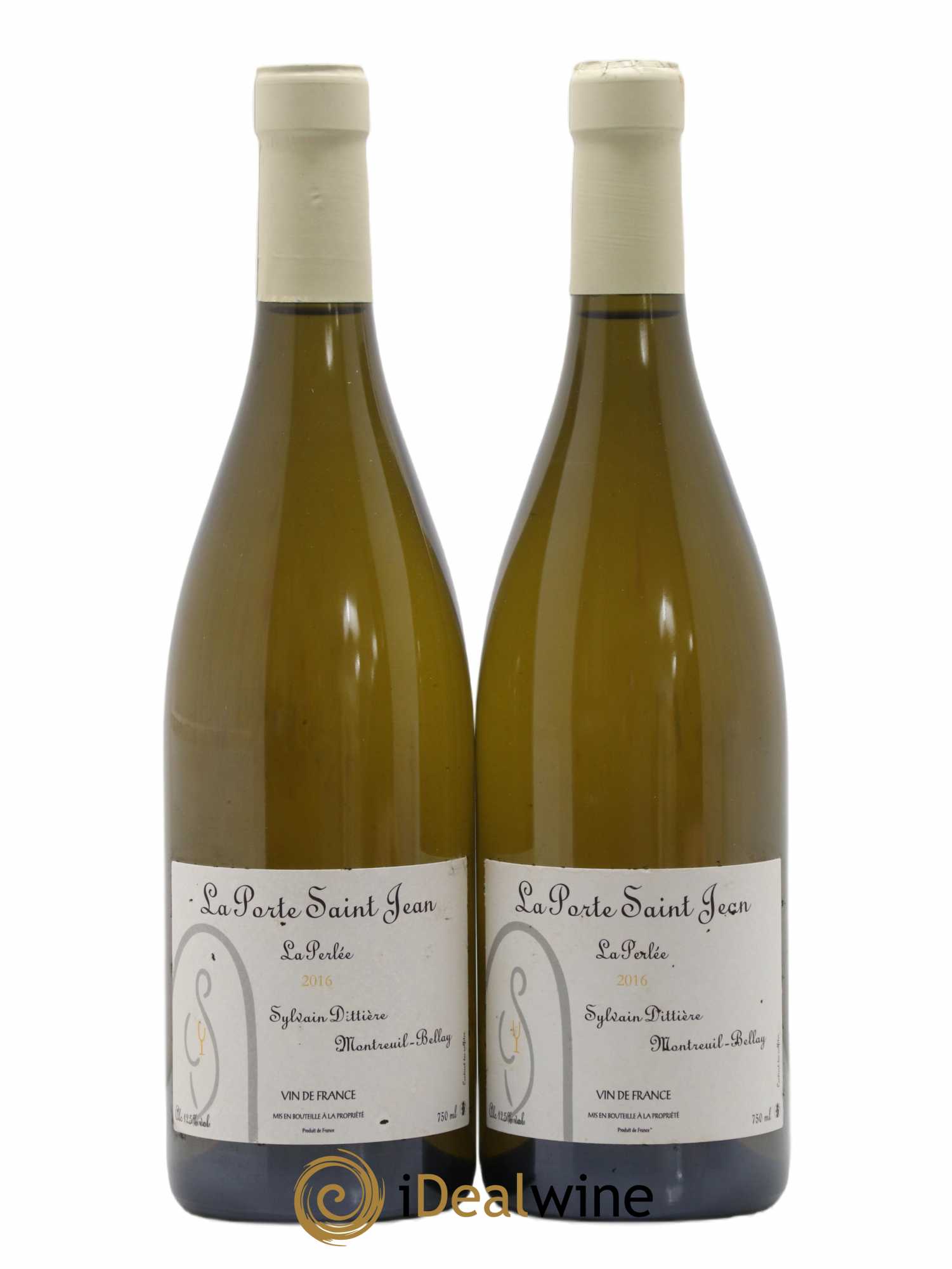 Vin de France La Perlée La Porte Saint Jean 2016 - Lot de 2 bouteilles - 0