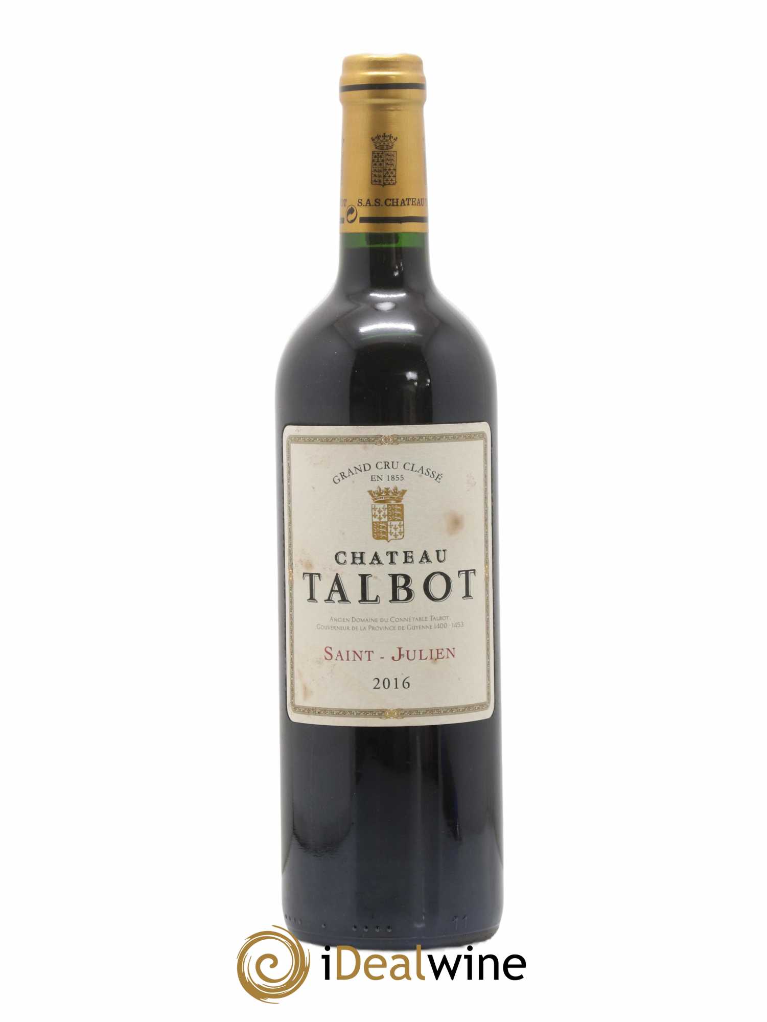 Château Talbot 4ème Grand Cru Classé 2016 - Lot de 1 bouteille - 0