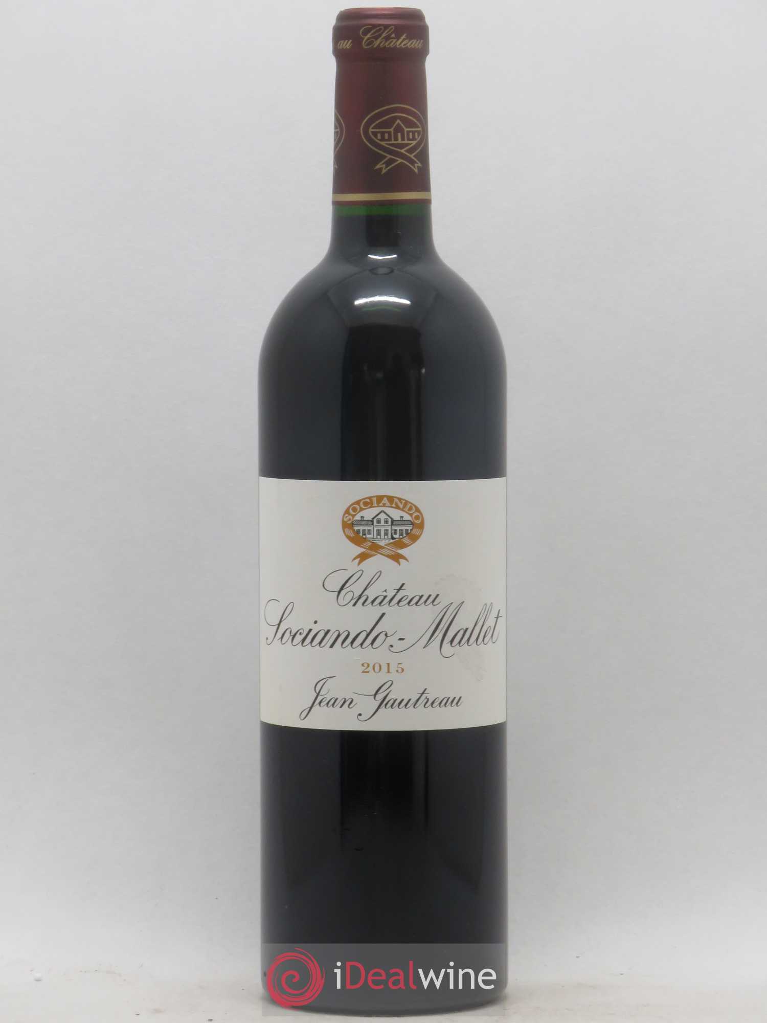 Château Sociando Mallet 2015 - Lot de 1 bouteille - 0