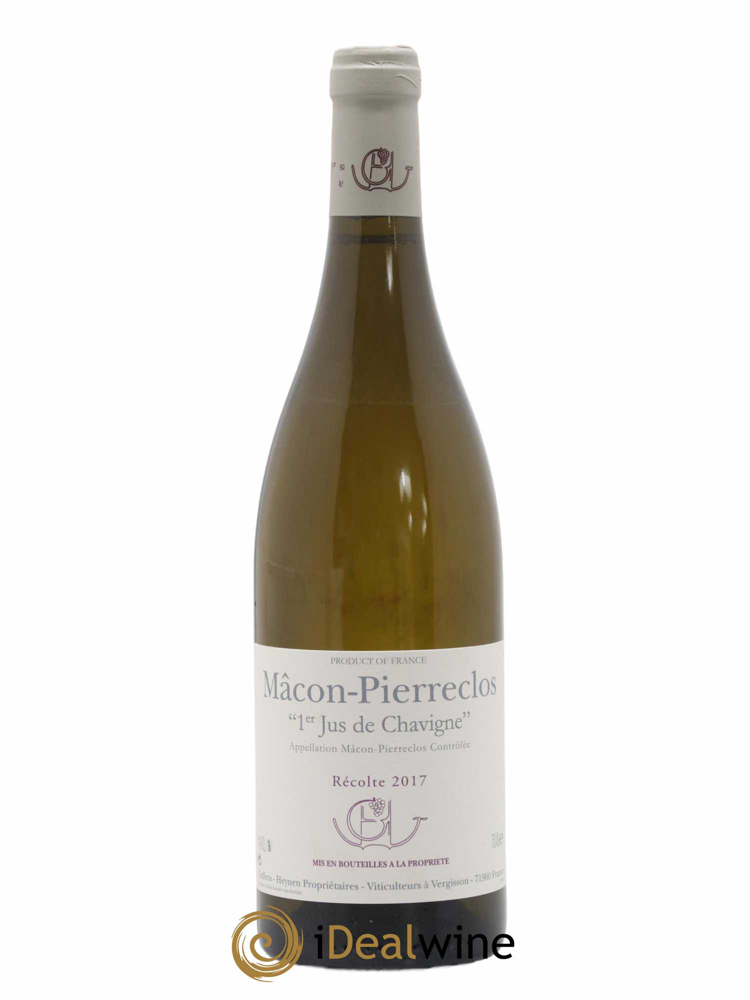 Mâcon Pierreclos 1er Jus de Chavigne Guffens-Heynen 2017 - Lot de 1 bouteille - 0