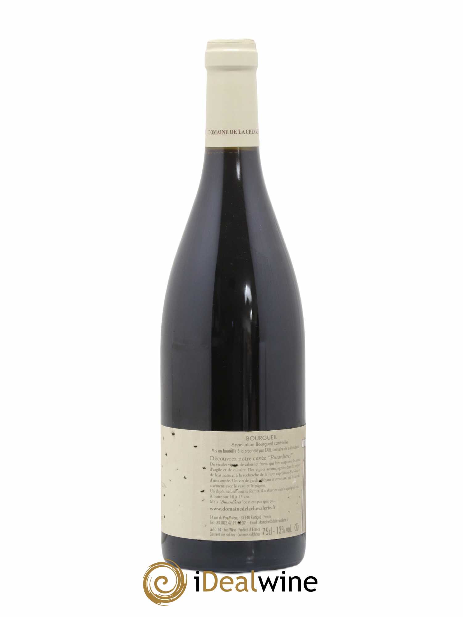 Bourgueil Busardières Domaine de la Chevalerie 2014 - Lot de 1 bouteille - 1