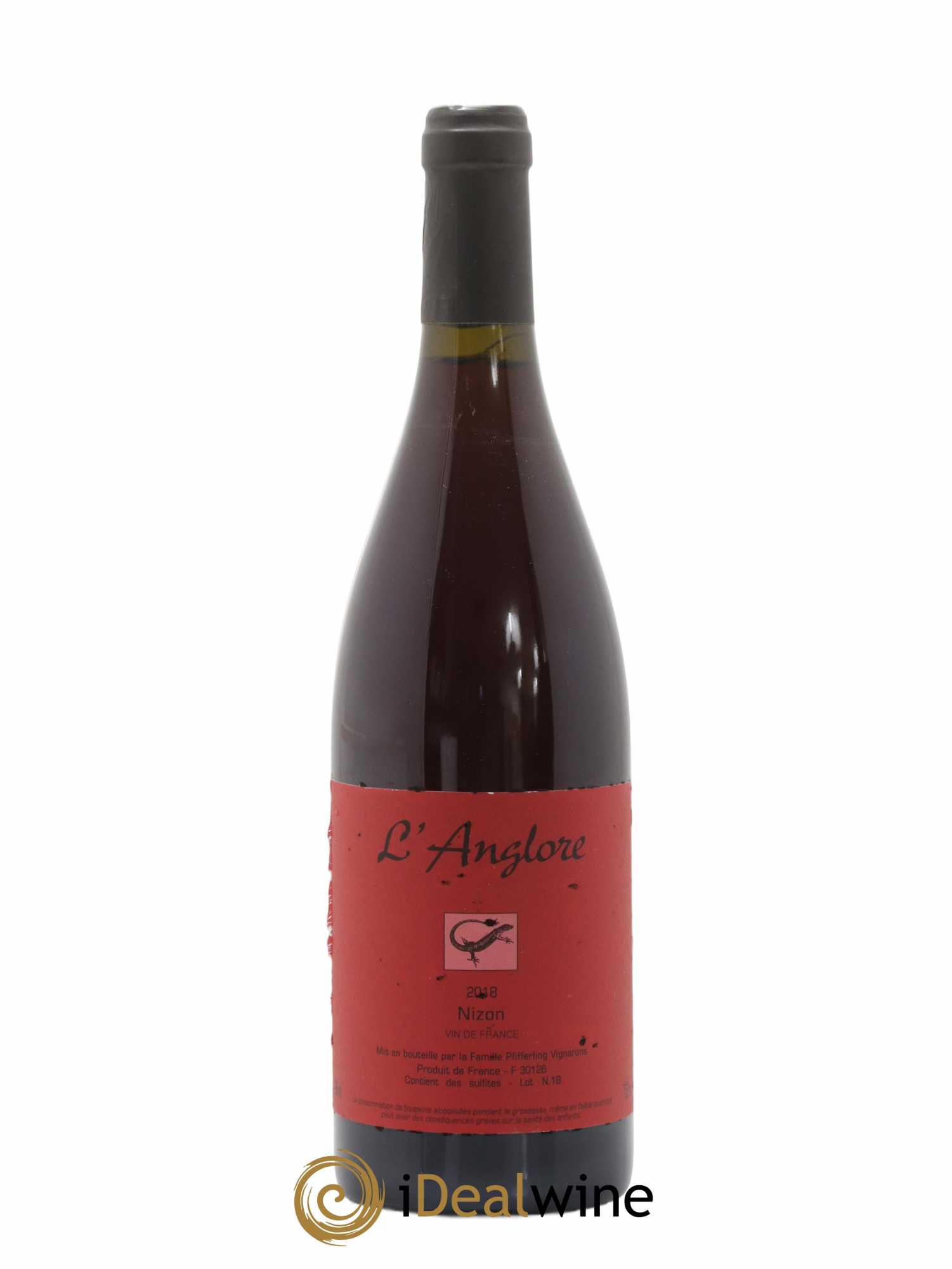 Vin de France Nizon L'Anglore 2018 - Lot de 1 bouteille - 0