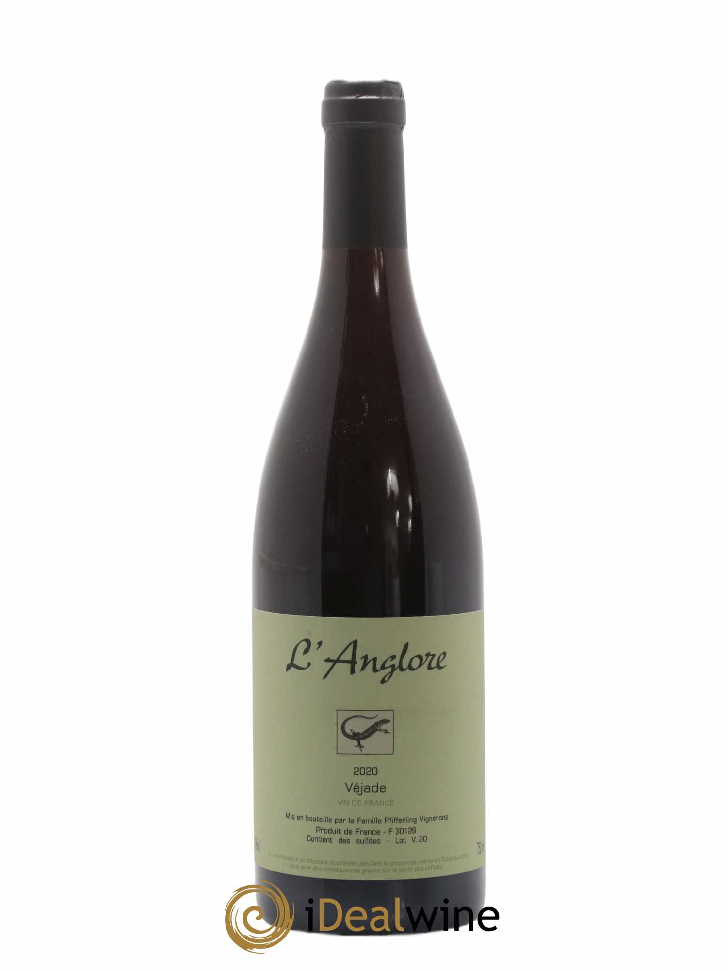 Vin de France Véjade L'Anglore 2020 - Lot de 1 bouteille - 0