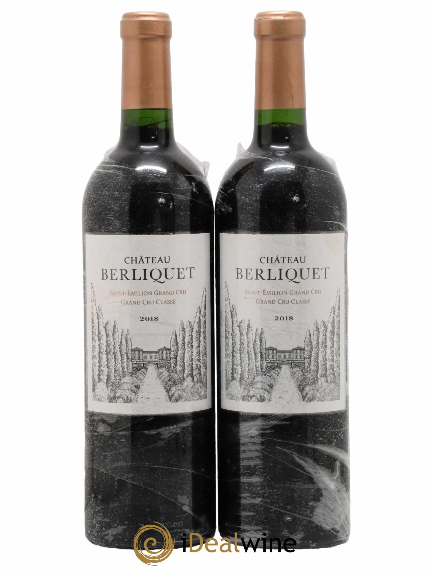 Château Berliquet Grand Cru Classé 2018 - Lot de 2 bouteilles - 0