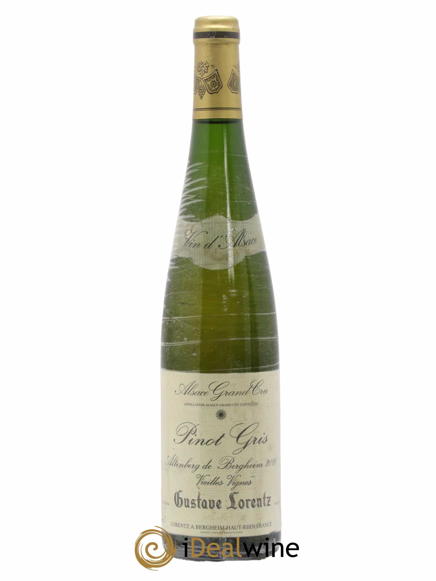 Alsace Pinot Gris Grand Cru Altenberg De Bergheim Vieilles Vignes Lorentz 2010 - Lot de 1 bouteille - 0