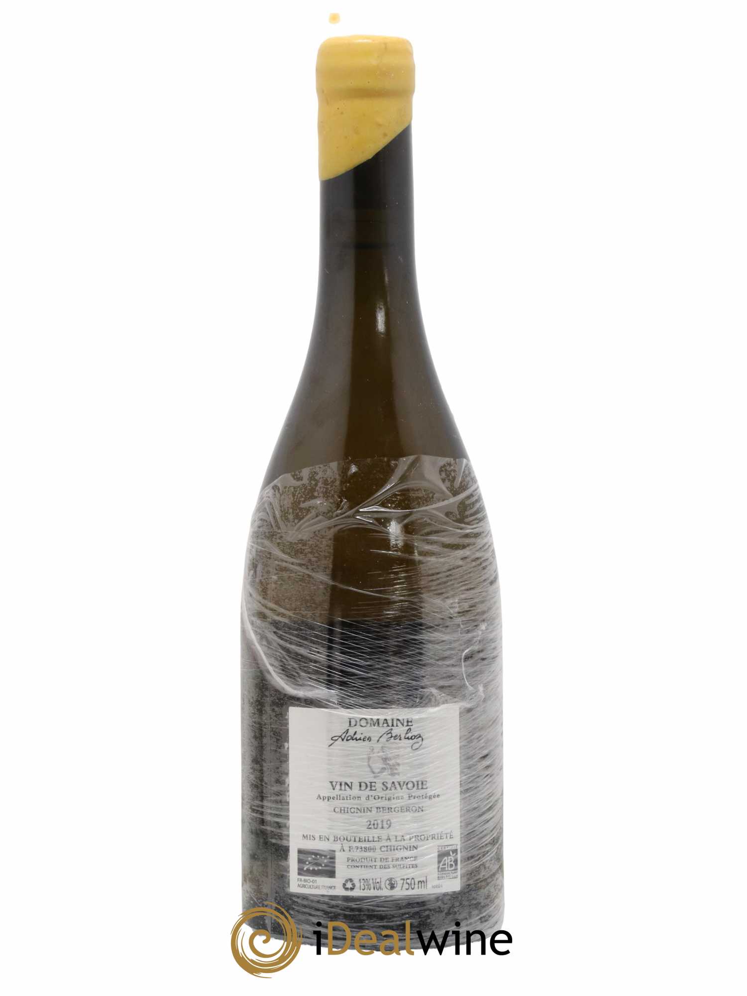 Vin de Savoie Chignin Bergeron Cuvée Raipoumpon Adrien Berlioz 2019 - Lot de 1 bouteille - 1
