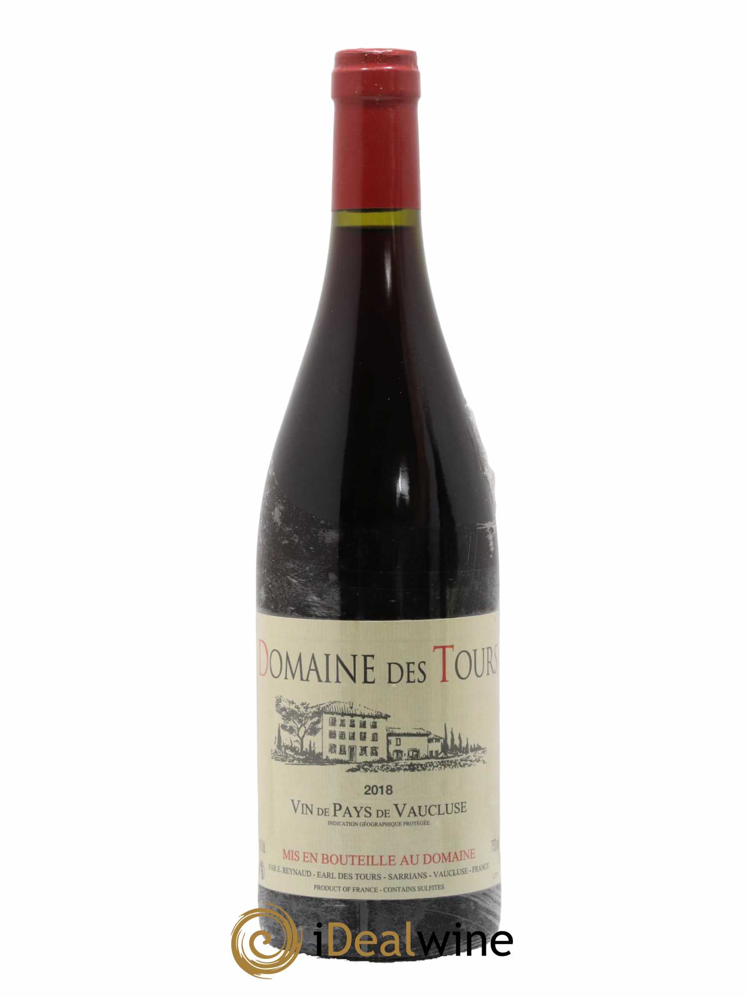 Vaucluse (Vin de Pays de Vaucluse) Domaine des Tours Emmanuel Reynaud 2018 - Lot de 1 bouteille - 0