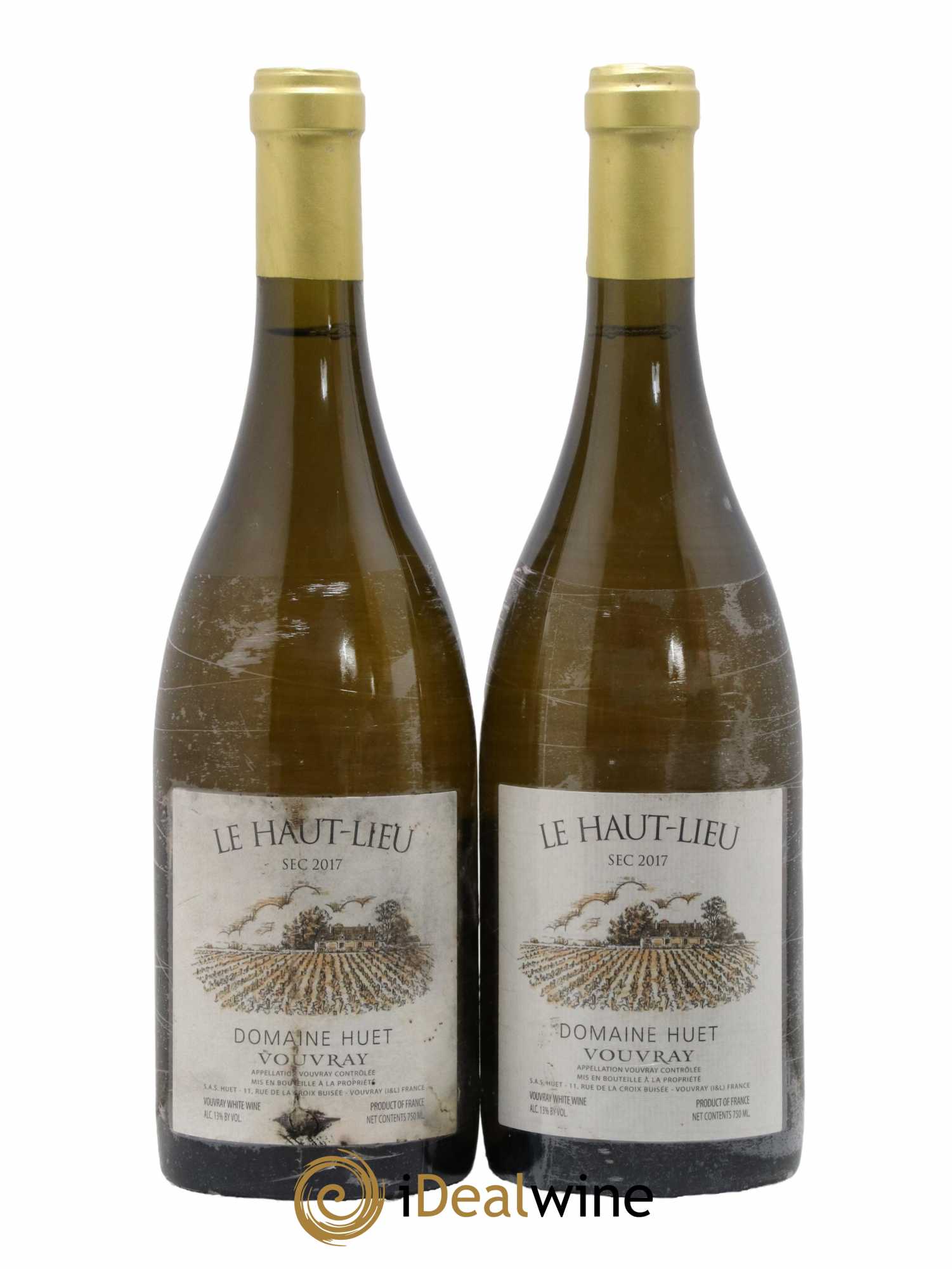 Vouvray Le Haut-Lieu Sec Domaine Huet 2017 - Lot de 2 bouteilles - 0