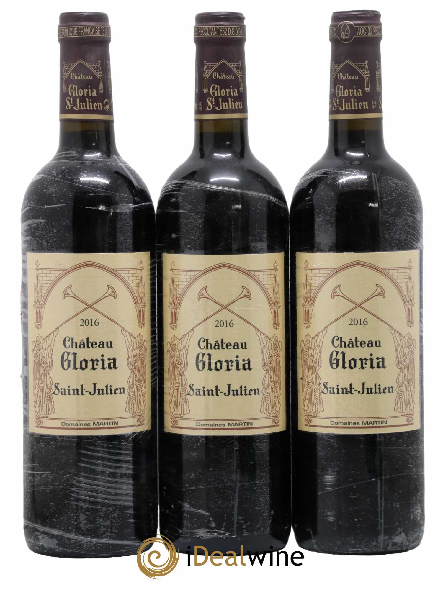 Château Gloria 2016 - Lot de 3 bouteilles - 0