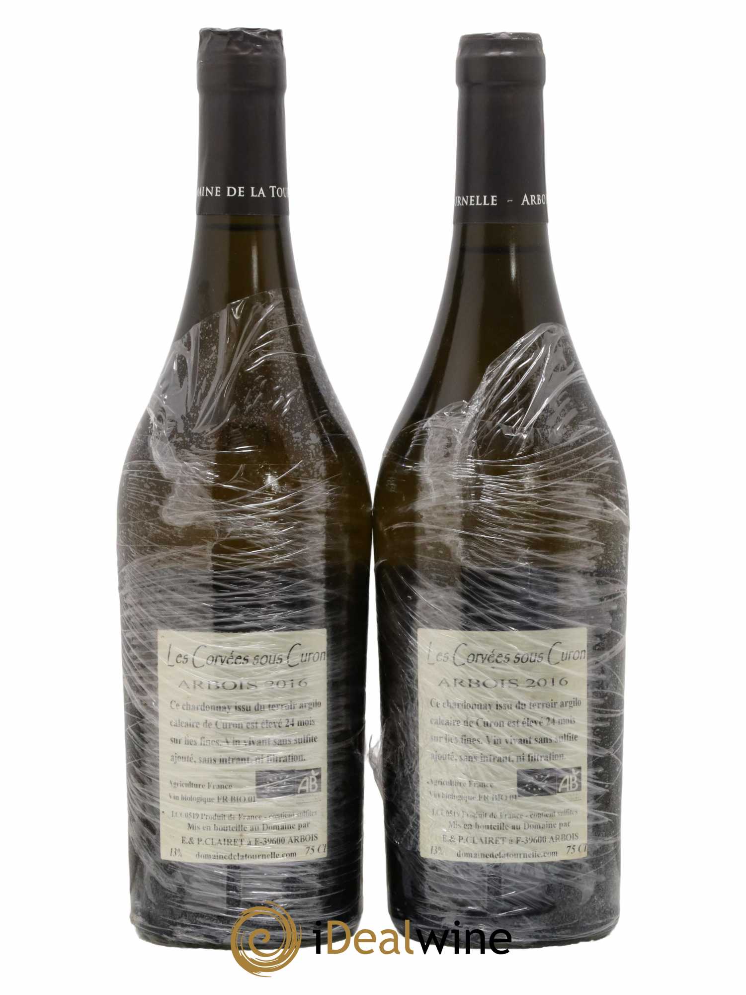 Arbois Les Corvées sous Curon Domaine de la Tournelle 2016 - Lot de 2 bouteilles - 1