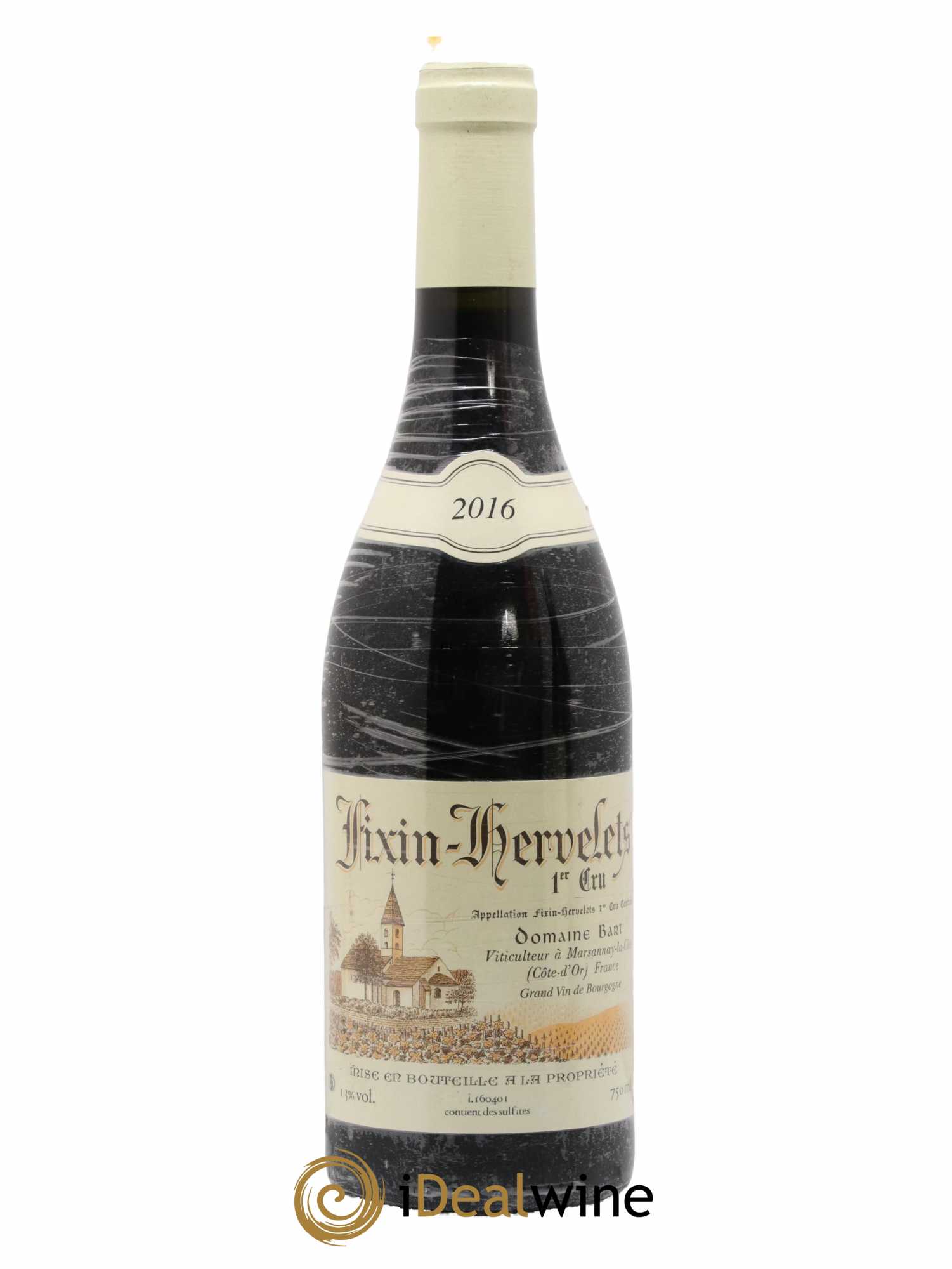 Fixin 1er Cru Hervelets Bart (Domaine) 2016 - Lot de 1 bouteille - 0