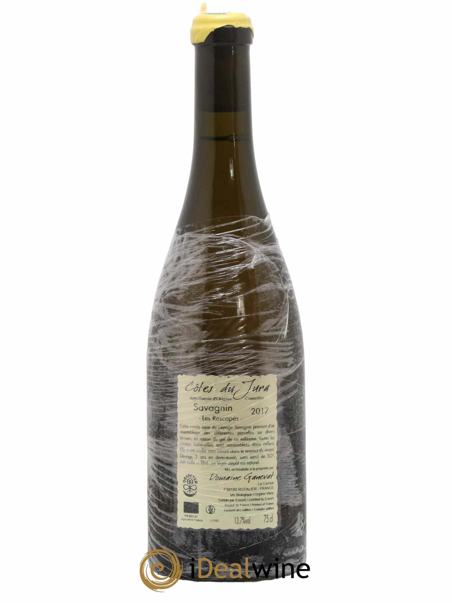Côtes du Jura Savagnin Les Rescapés Jean-François Ganevat (Domaine) 2017 - Lot de 1 bouteille - 1
