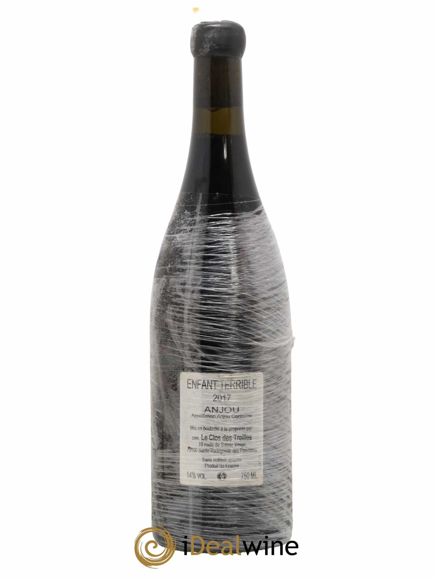 Anjou Clos des Treilles L'Enfant Terrible Nicolas Réau 2017 - Lot de 1 bouteille - 1