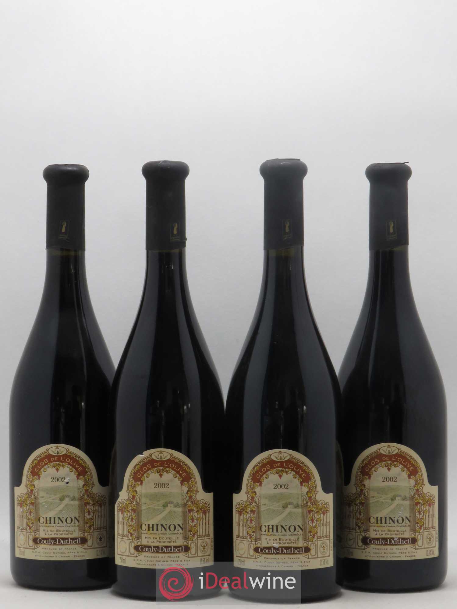 Chinon Clos de l'Olive Couly-Dutheil (Domaine) 2002 - Lot de 4 bouteilles - 0