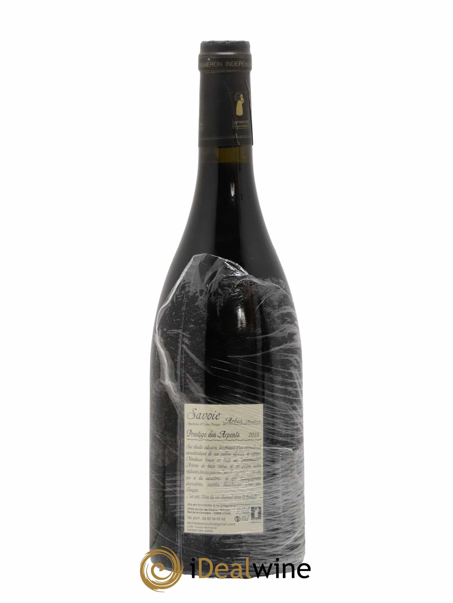 Vin de Savoie Arbin Mondeuse Prestige des Arpents Trosset 2018 - Lot of 1 bottle - 1