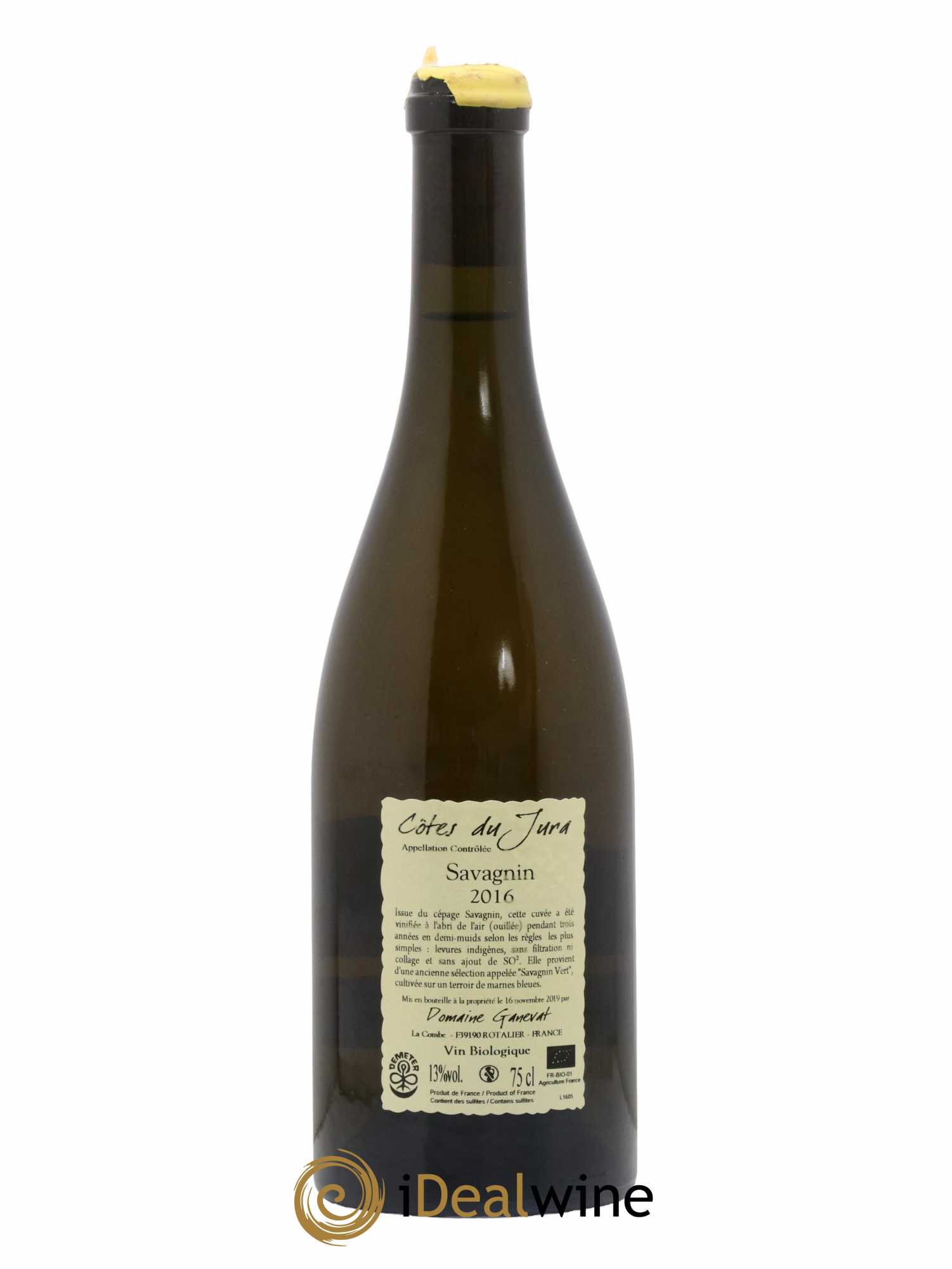 Côtes du Jura Les Chalasses Marnes Bleues Jean-François Ganevat (Domaine) 2016 - Lot de 1 bouteille - 1