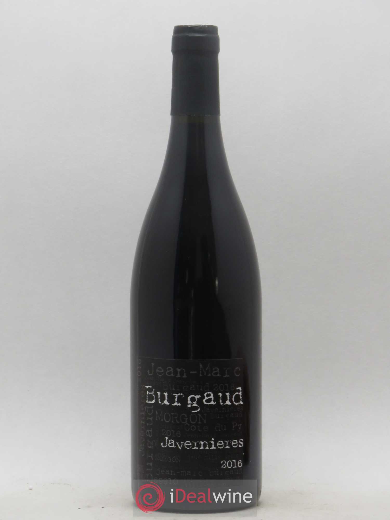 Morgon Côte du Py Javernières Jean-Marc Burgaud (Domaine) 2016 - Lot de 1 bouteille - 0