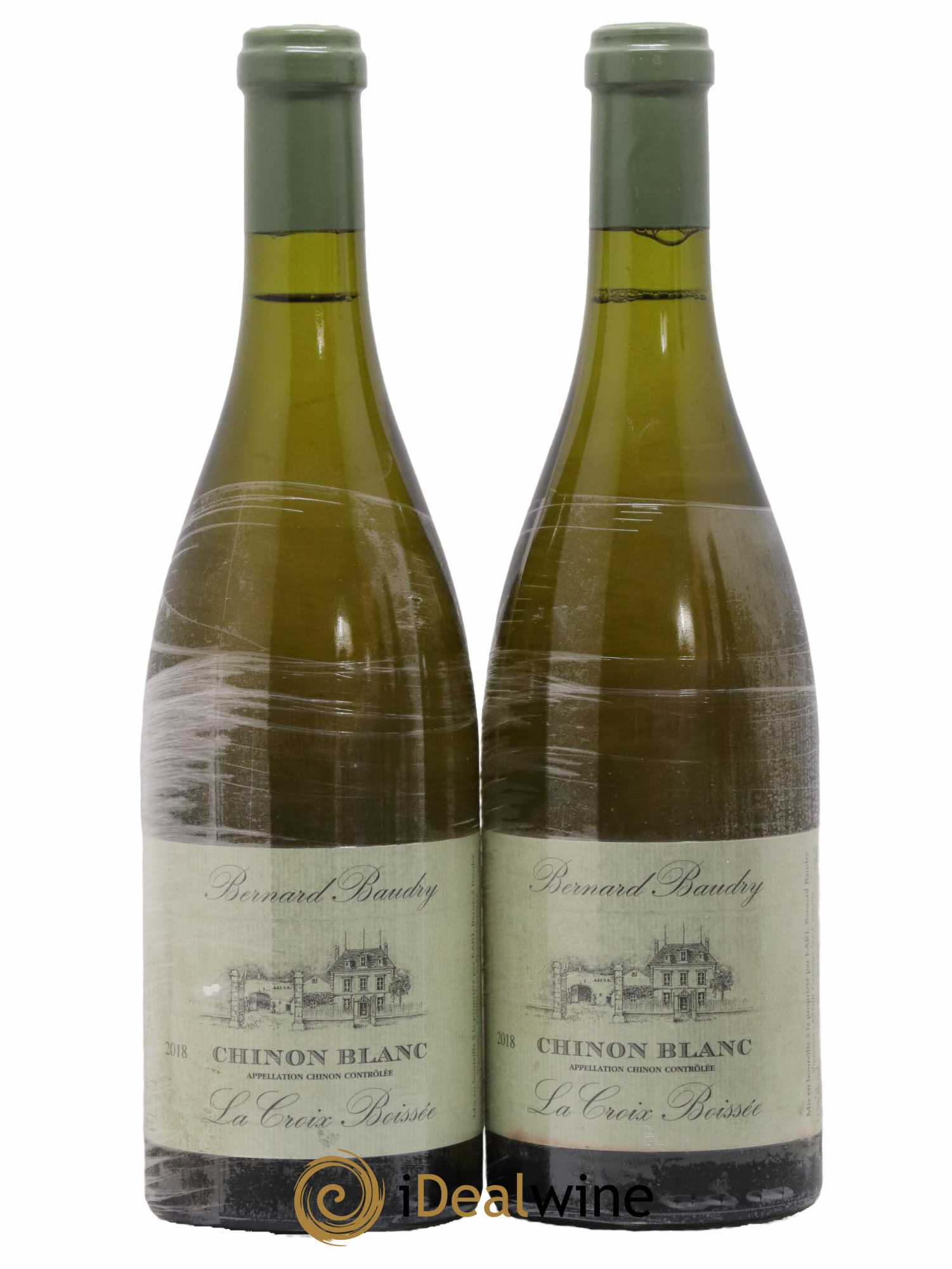 Chinon La Croix Boissée Bernard Baudry 2018 - Lot de 2 bouteilles - 0