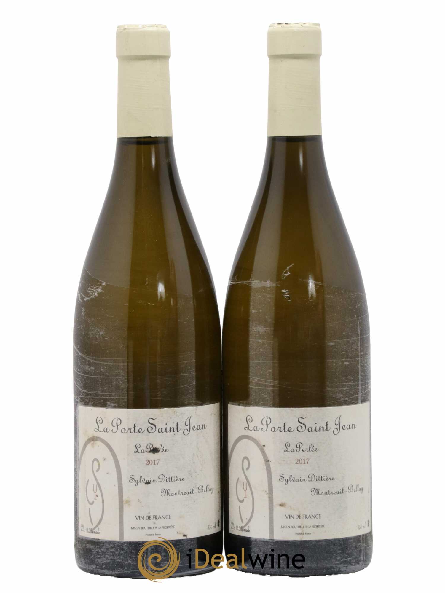 Vin de France La Perlée La Porte Saint Jean 2017 - Lot de 2 bouteilles - 0
