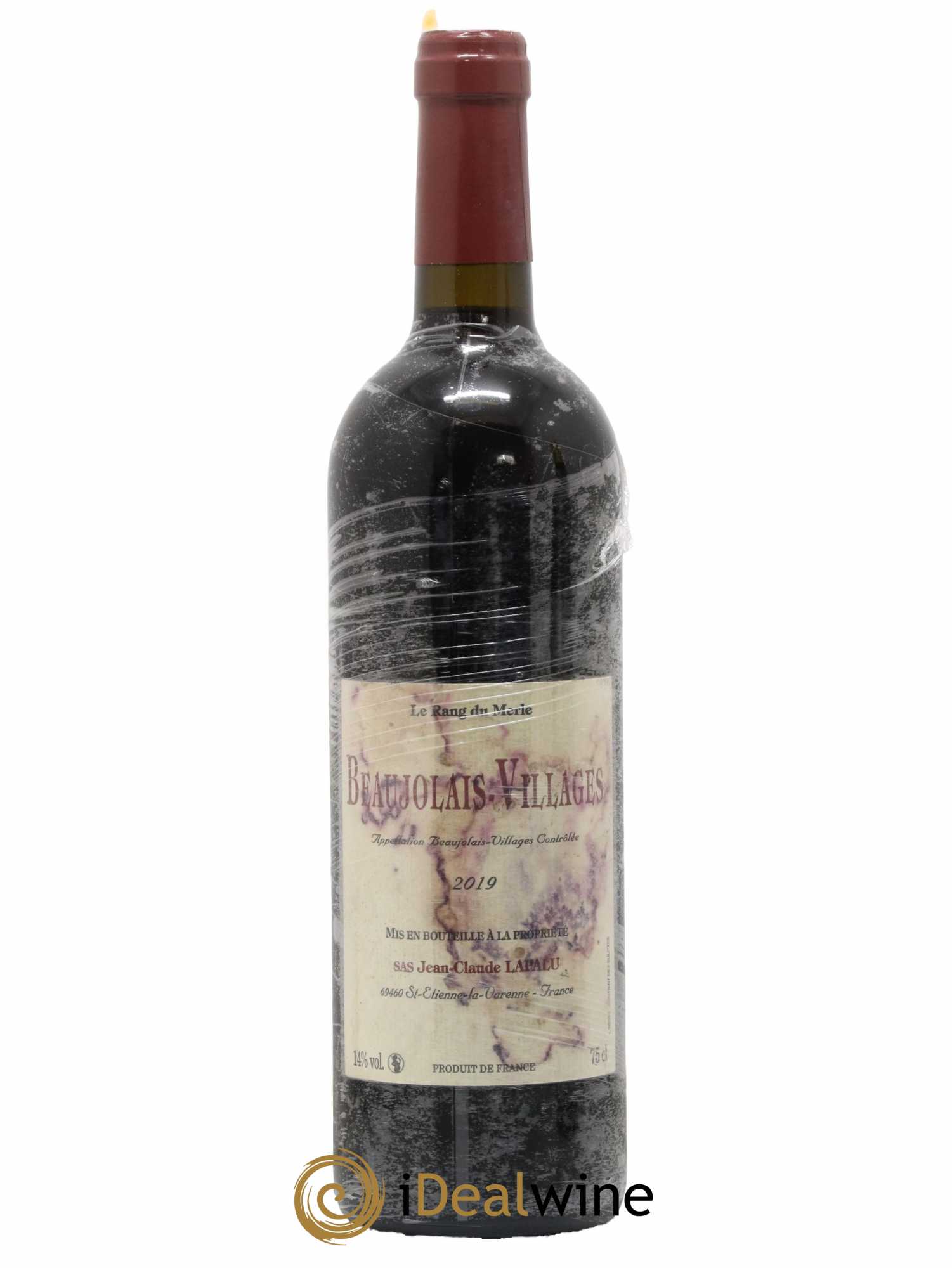 Beaujolais Le Rang du Merle Jean-Claude Lapalu 2019 - Lot de 1 bouteille - 0