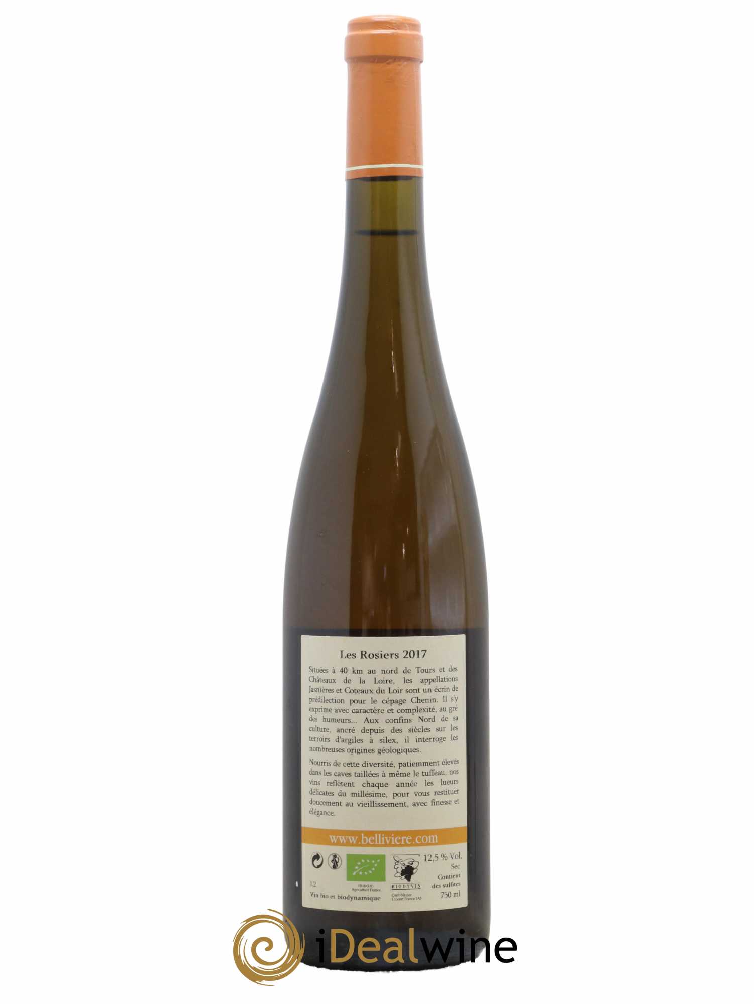 Jasnières Les Rosiers Domaine de Bellivière 2017 - Lot de 1 bouteille - 1