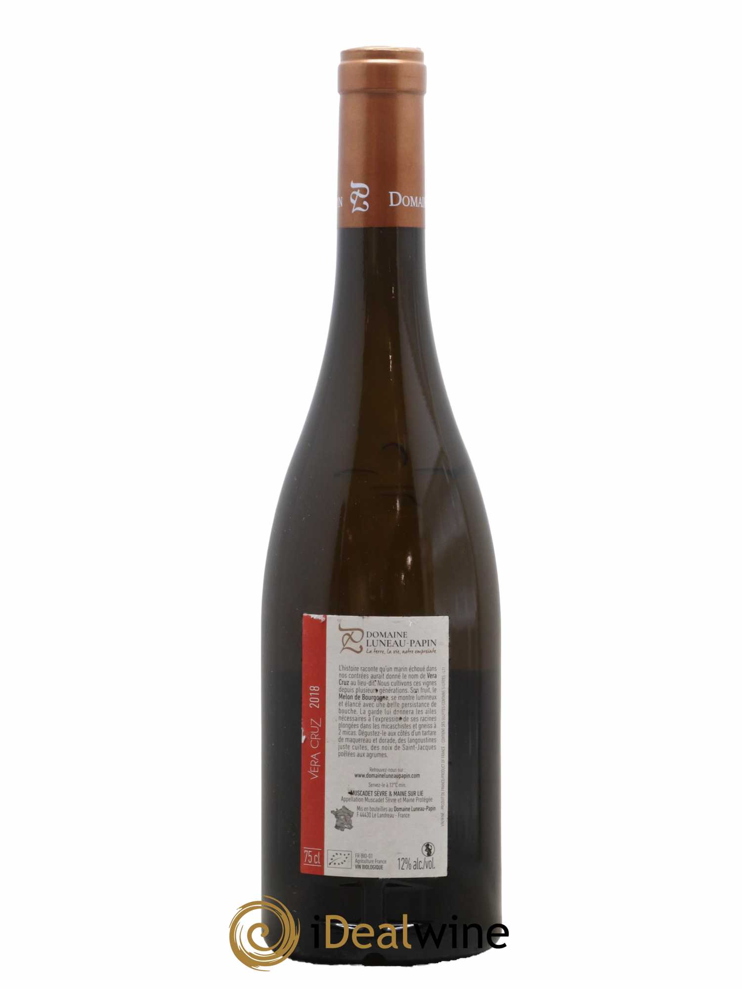 Muscadet-Sèvre-et-Maine Vera Cruz Luneau-Papin 2018 - Lot de 1 bouteille - 1