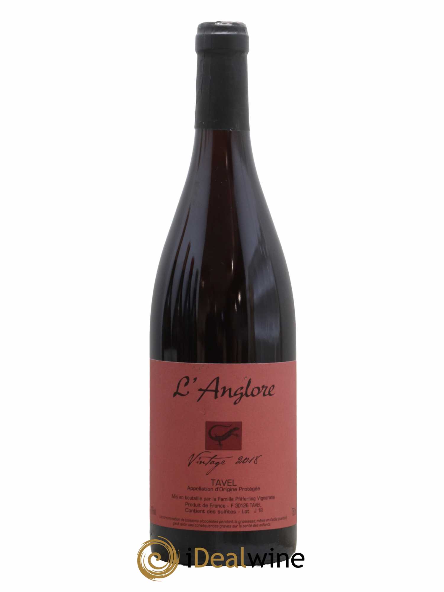 Tavel Vintage L'Anglore 2018 - Lot de 1 bouteille - 0