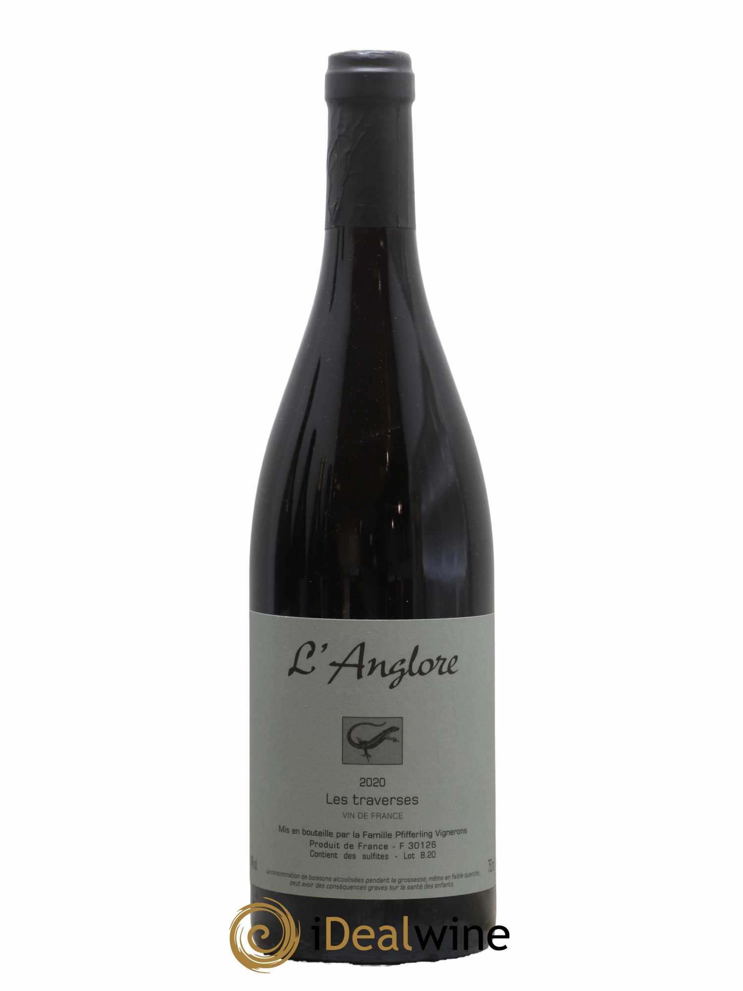 Vin de France Les Traverses L'Anglore 2020 - Lot de 1 bouteille - 0