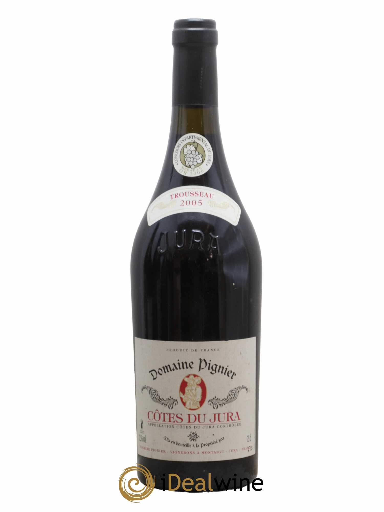 Côtes du Jura Trousseau Domaine Pignier 2005 - Lot de 1 bouteille - 0