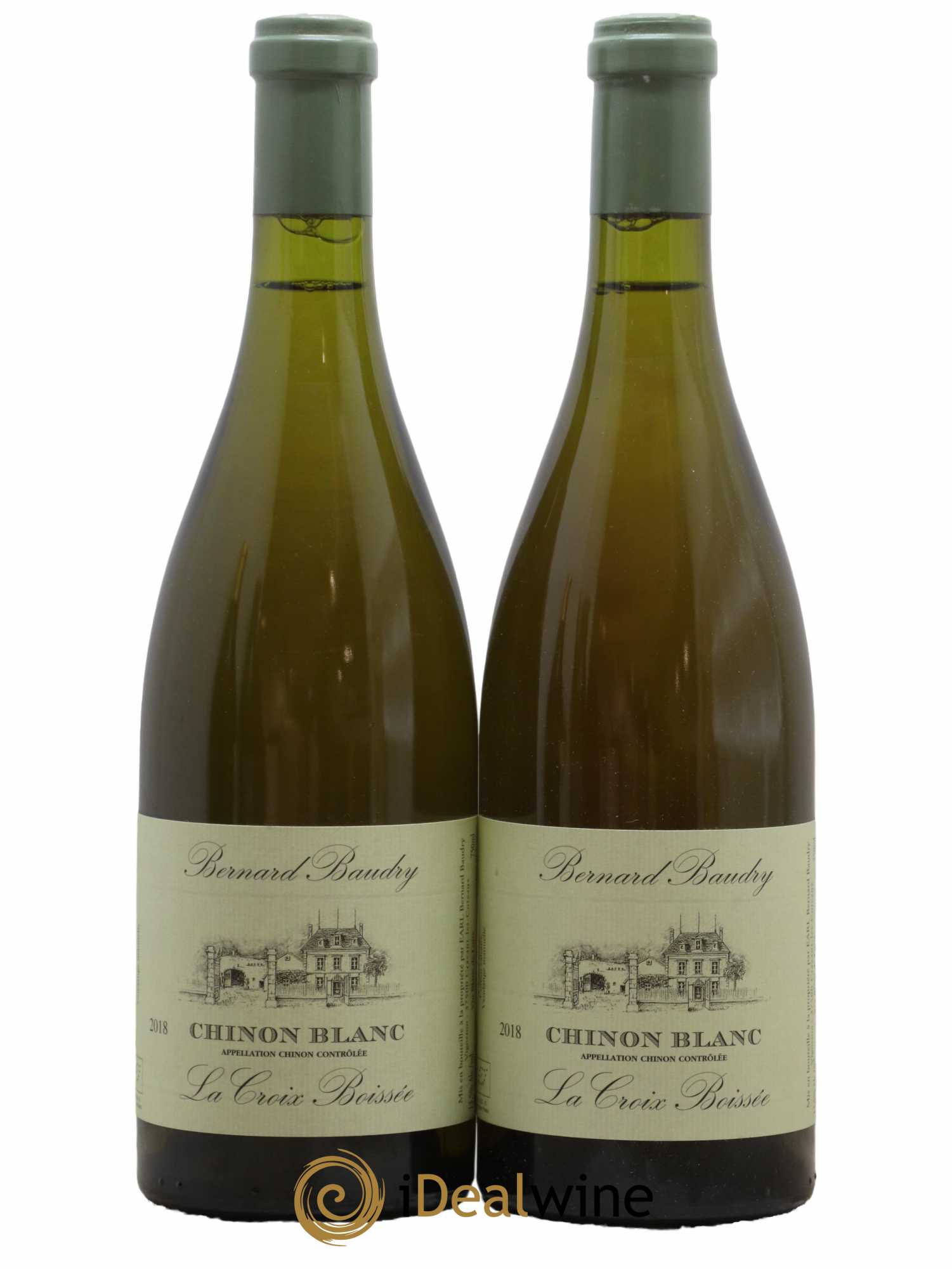 Chinon La Croix Boissée Bernard Baudry 2018 - Lot de 2 bouteilles - 0