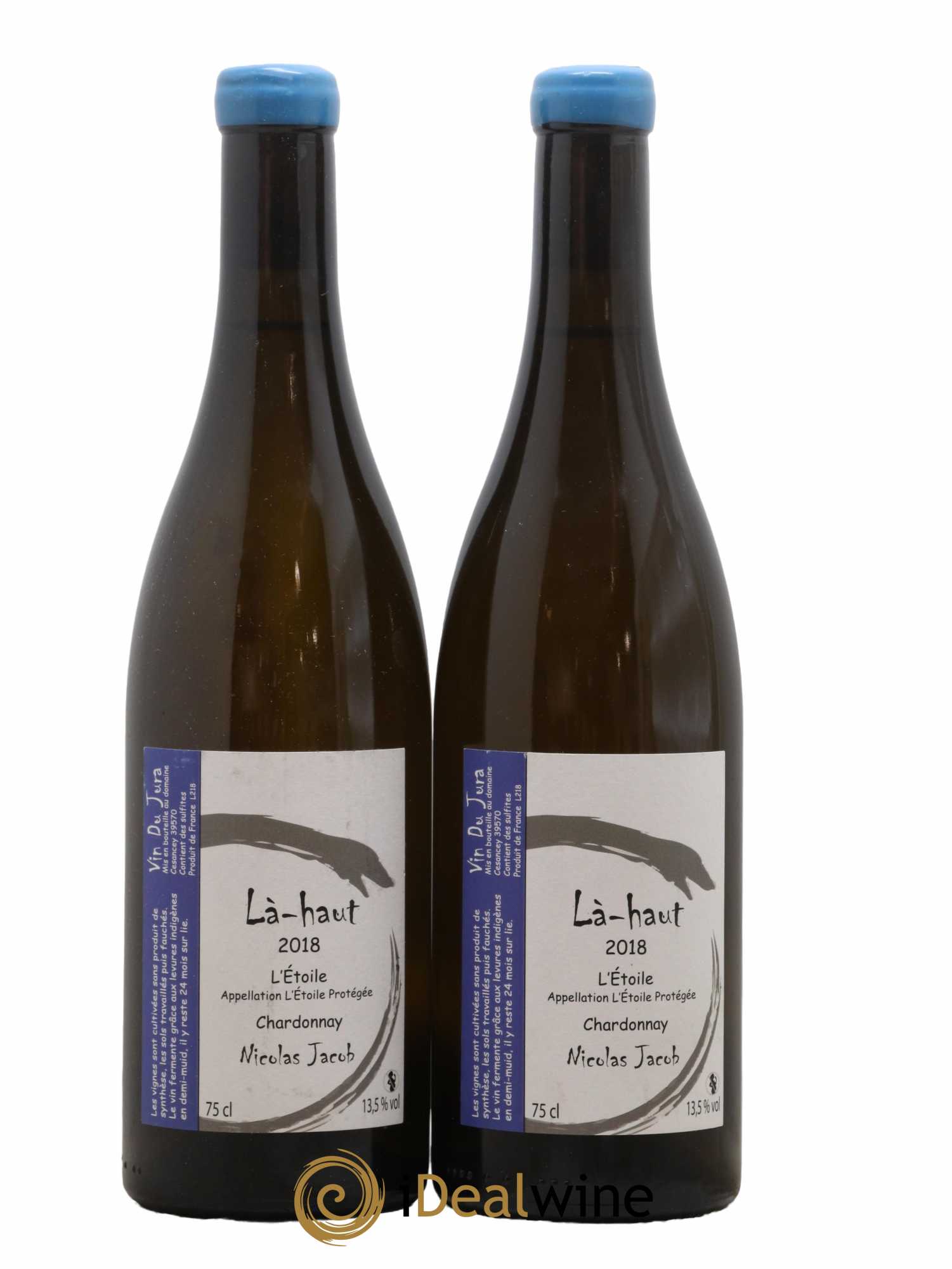 L'Etoile Là-Haut Chardonnay Ouillé Nicolas Jacob 2018 - Lot of 2 bottles - 0