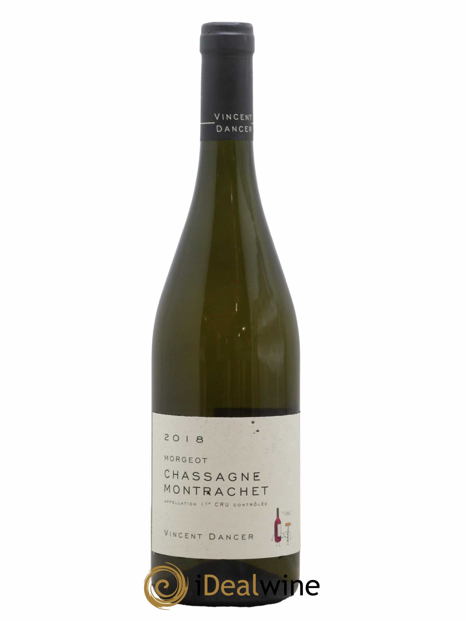 Chassagne-Montrachet 1er Cru Morgeot Vincent Dancer 2018 - Lot de 1 bouteille - 0