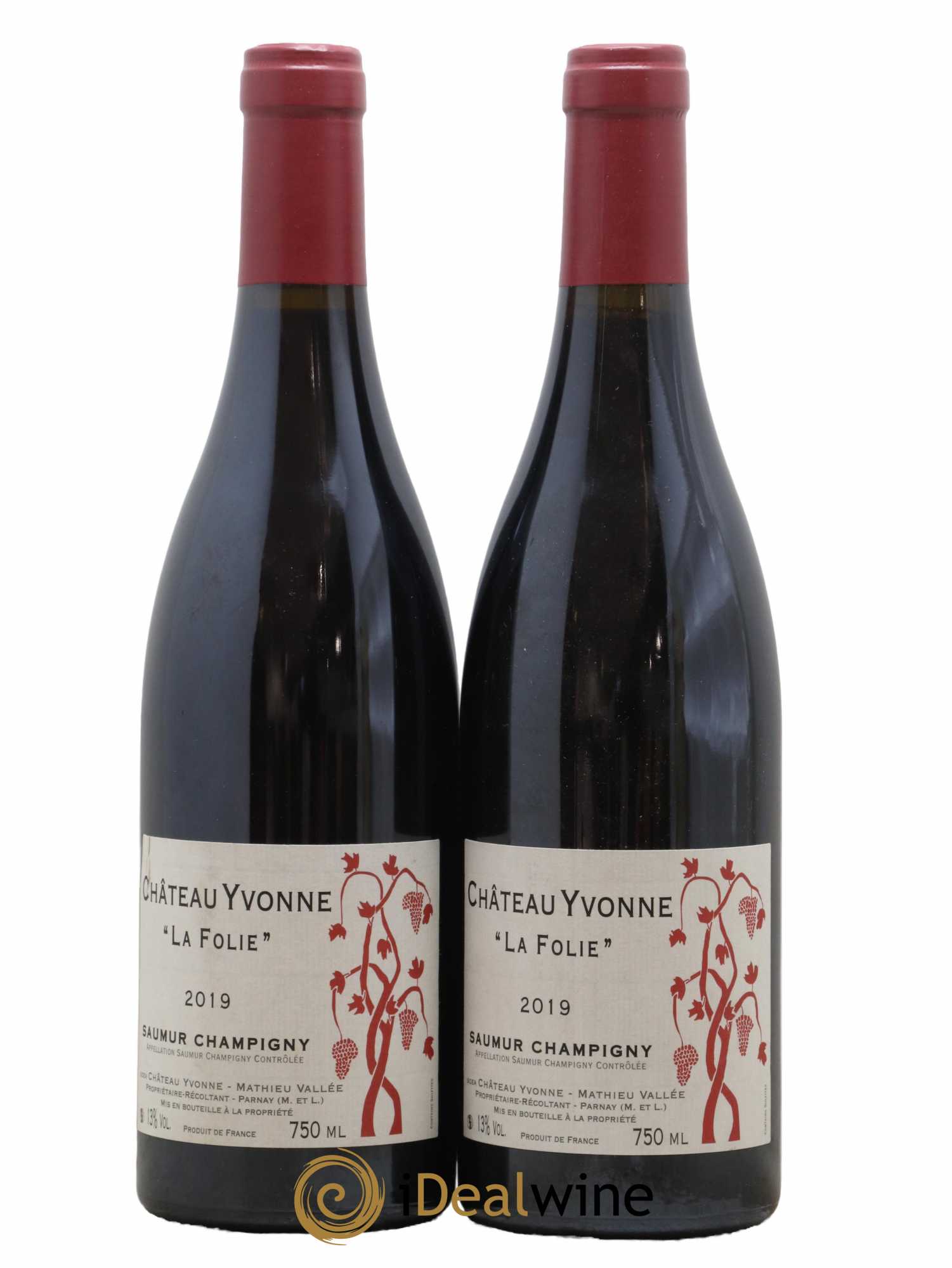 Saumur-Champigny La Folie Château Yvonne 2019 - Lot de 2 bouteilles - 0
