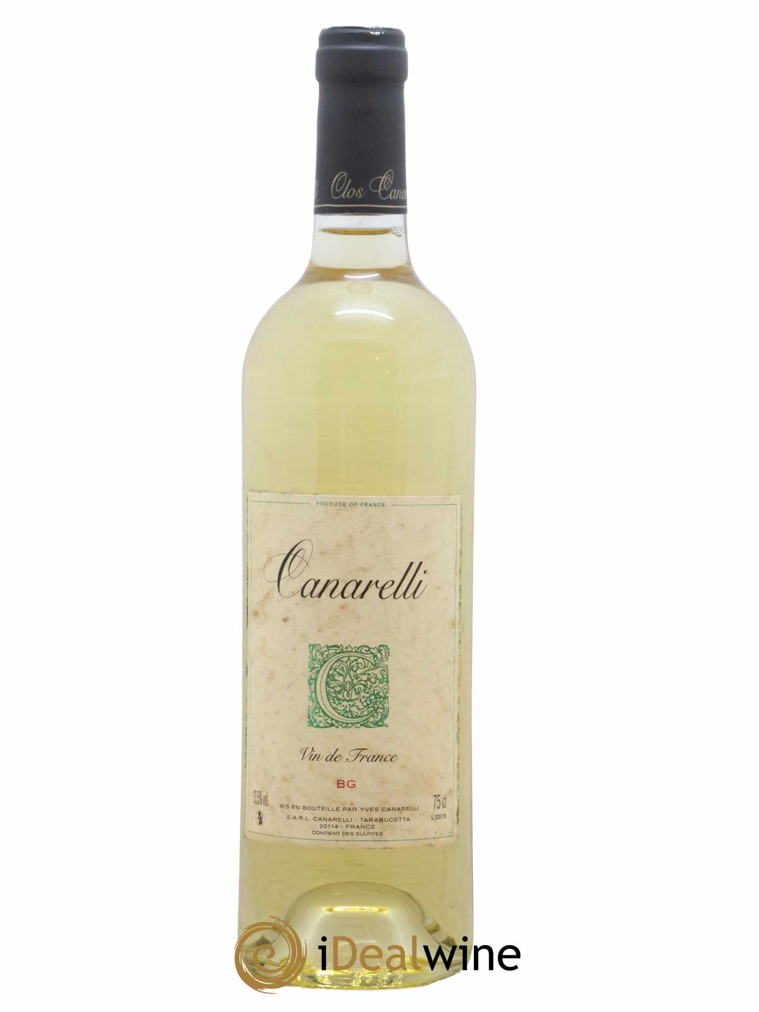 Vin de France Bianco Gentile Clos Canarelli 2018 - Lot de 1 bouteille - 0