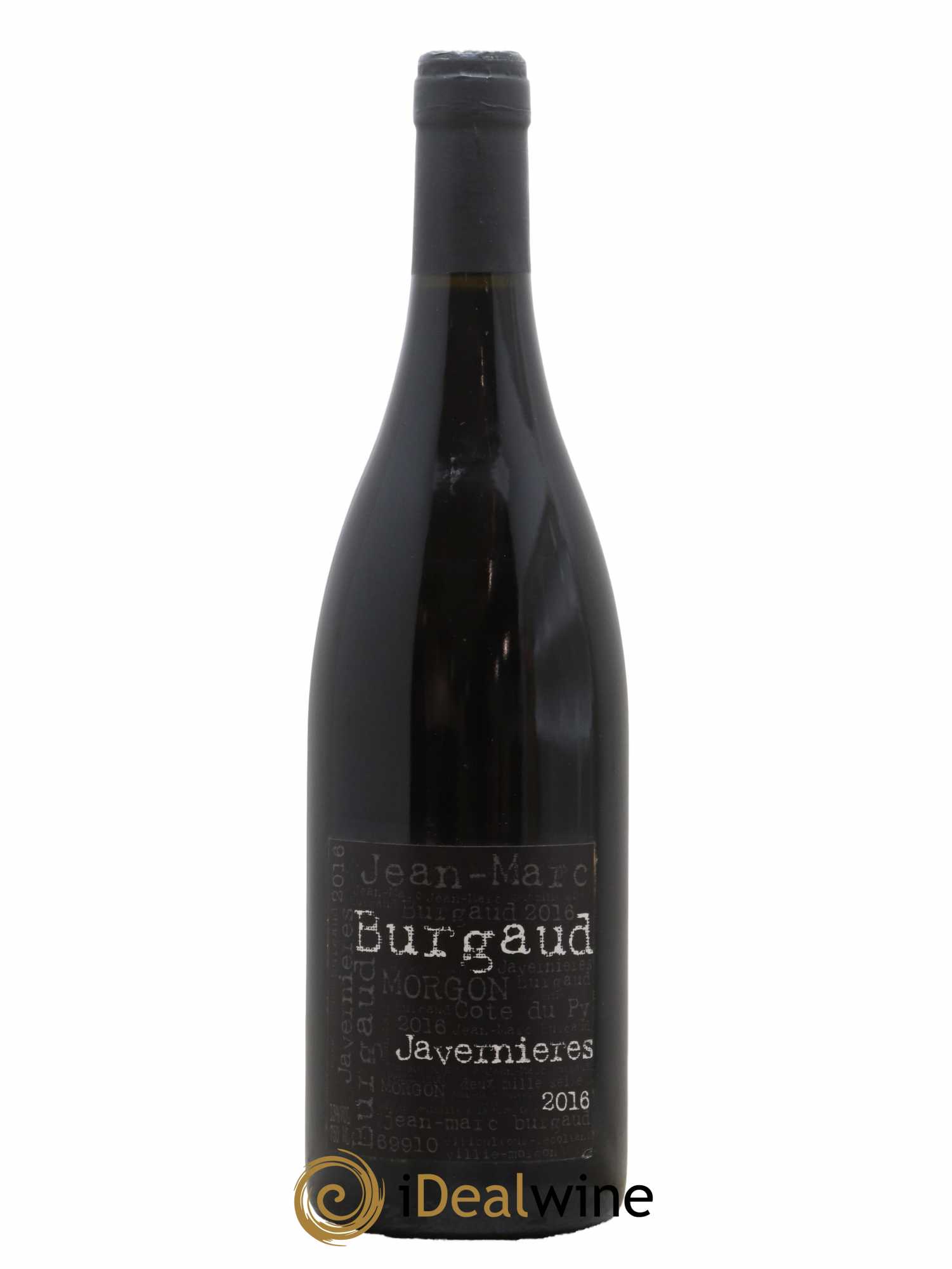 Morgon Côte du Py Javernières Jean-Marc Burgaud (Domaine) 2016 - Lot de 1 bouteille - 0