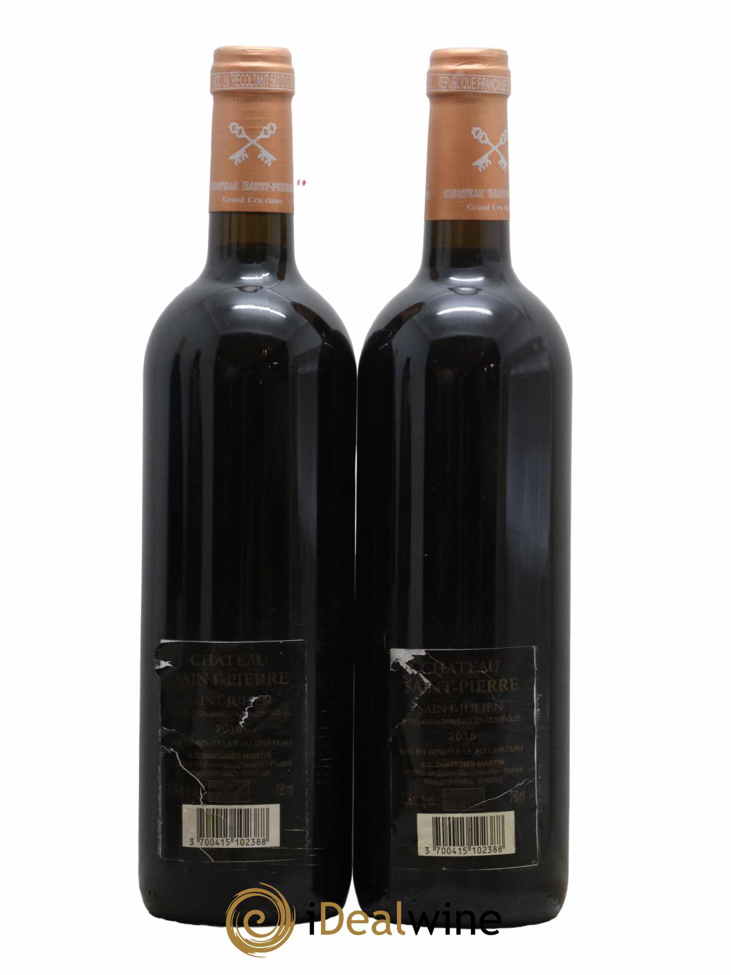 Château Saint-Pierre 4ème Grand Cru Classé 2015 - Lot de 2 bouteilles - 1