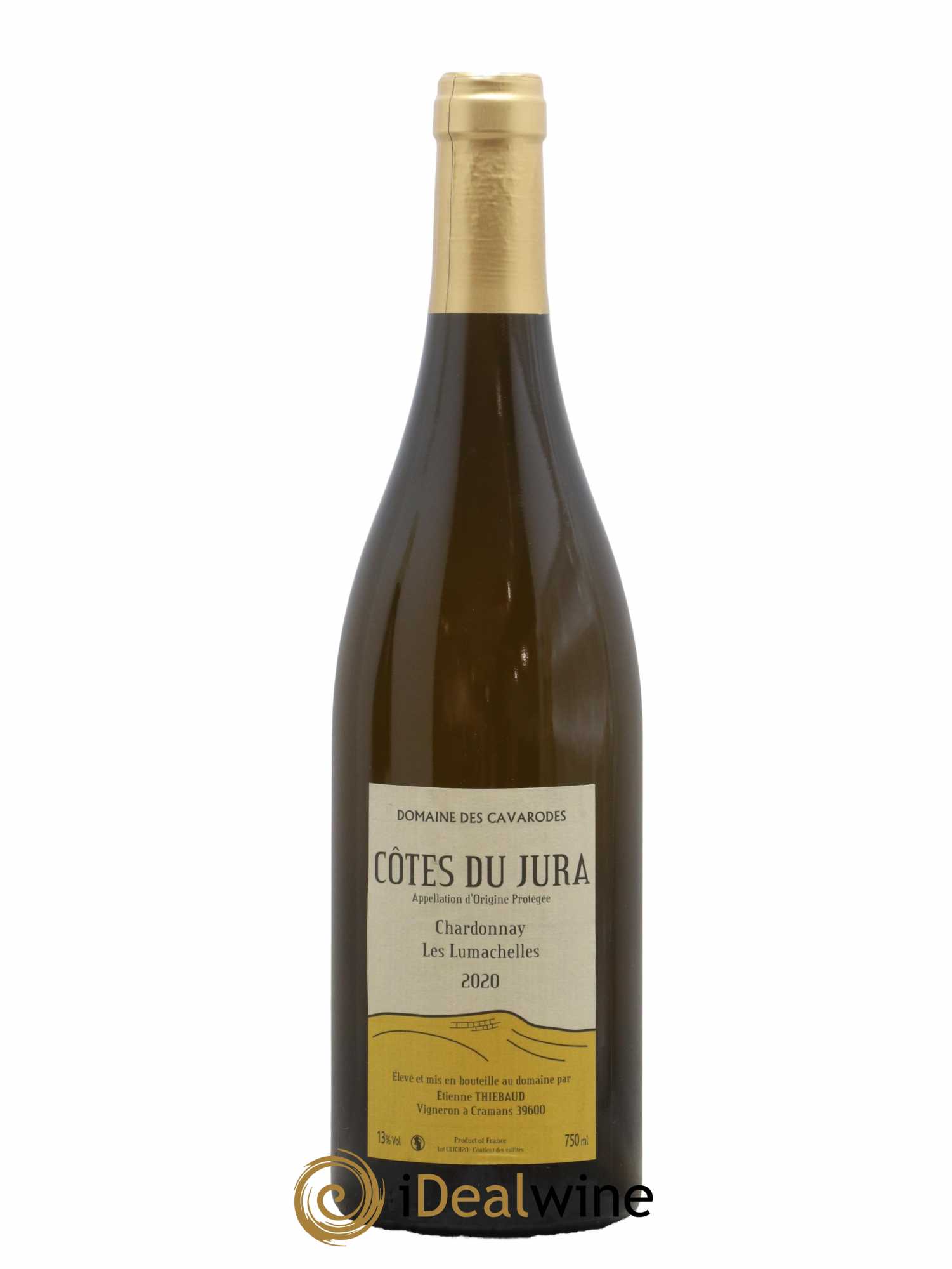 Côtes du Jura Chardonnay Les Lumachelles Cavarodes (Domaine des) - Etienne Thiébaud 2020 - Lot de 1 bouteille - 0