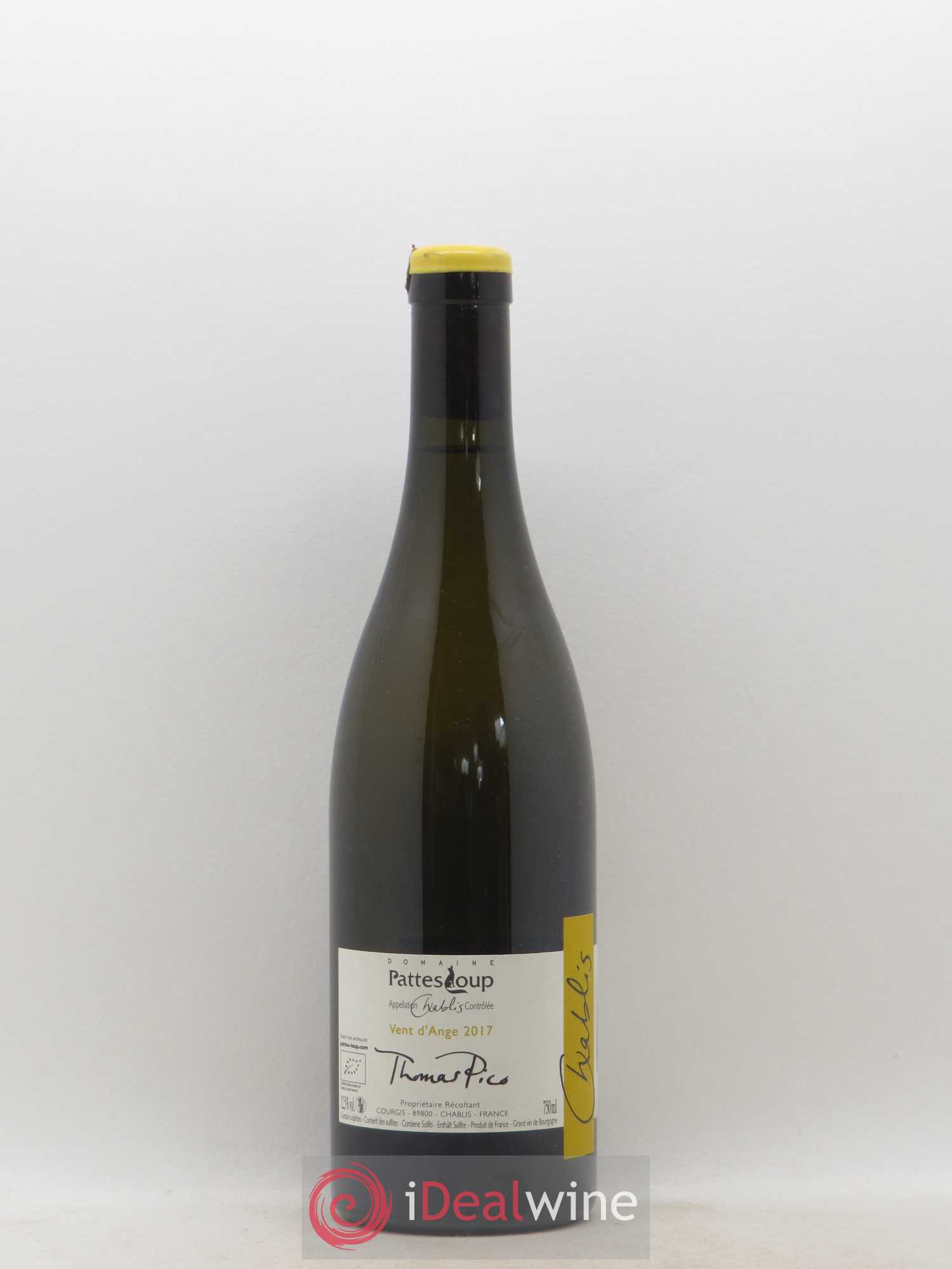 Chablis Vent d'Ange Pattes Loup (Domaine) 2017 - Lot de 1 bouteille - 1