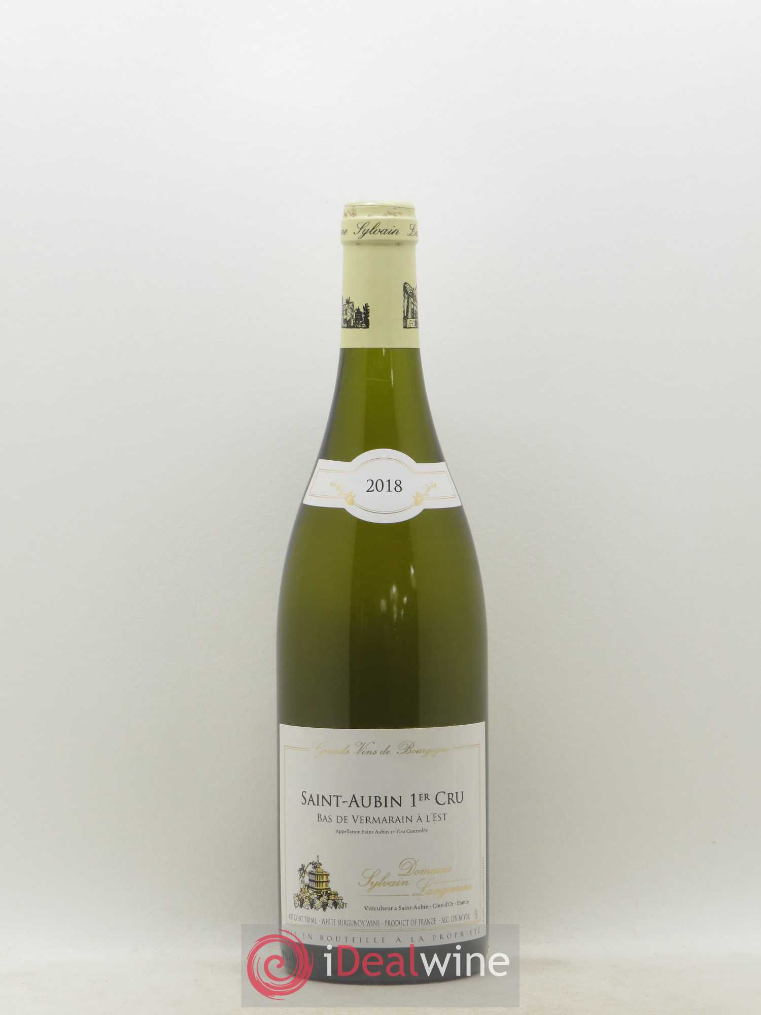 Saint-Aubin 1er Cru Bas de Vermarin à l'Est Sylvain Langoureau 2018 - Posten von 1 Flasche - 0