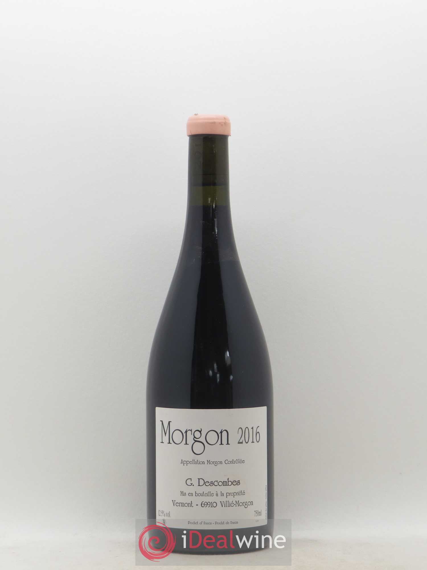 Morgon Vieilles vignes Georges Descombes (Domaine) 2016 - Lot de 1 bouteille - 0