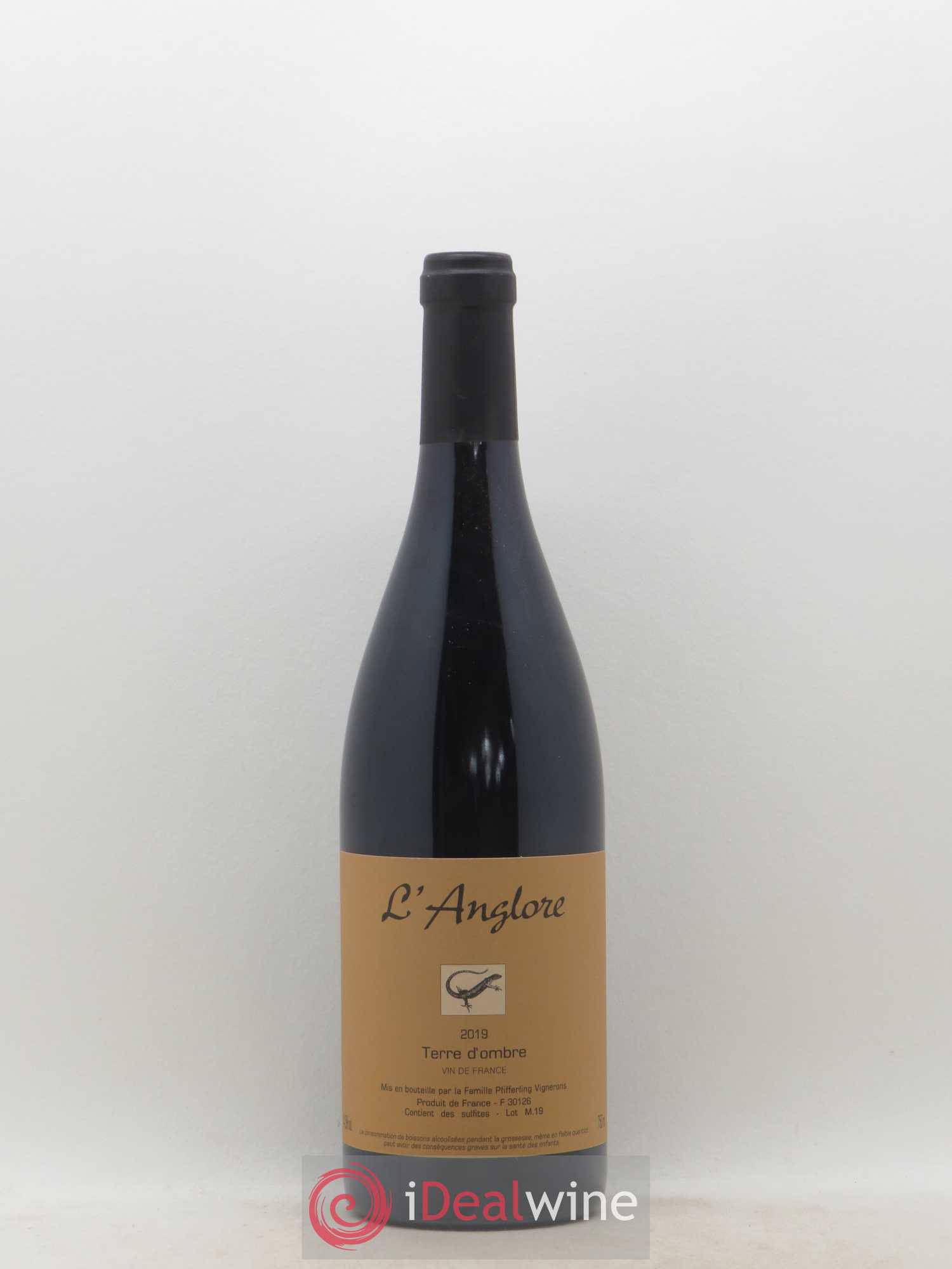 Vin de France Terre d'Ombre L'Anglore 2019 - Lot de 1 bouteille - 0