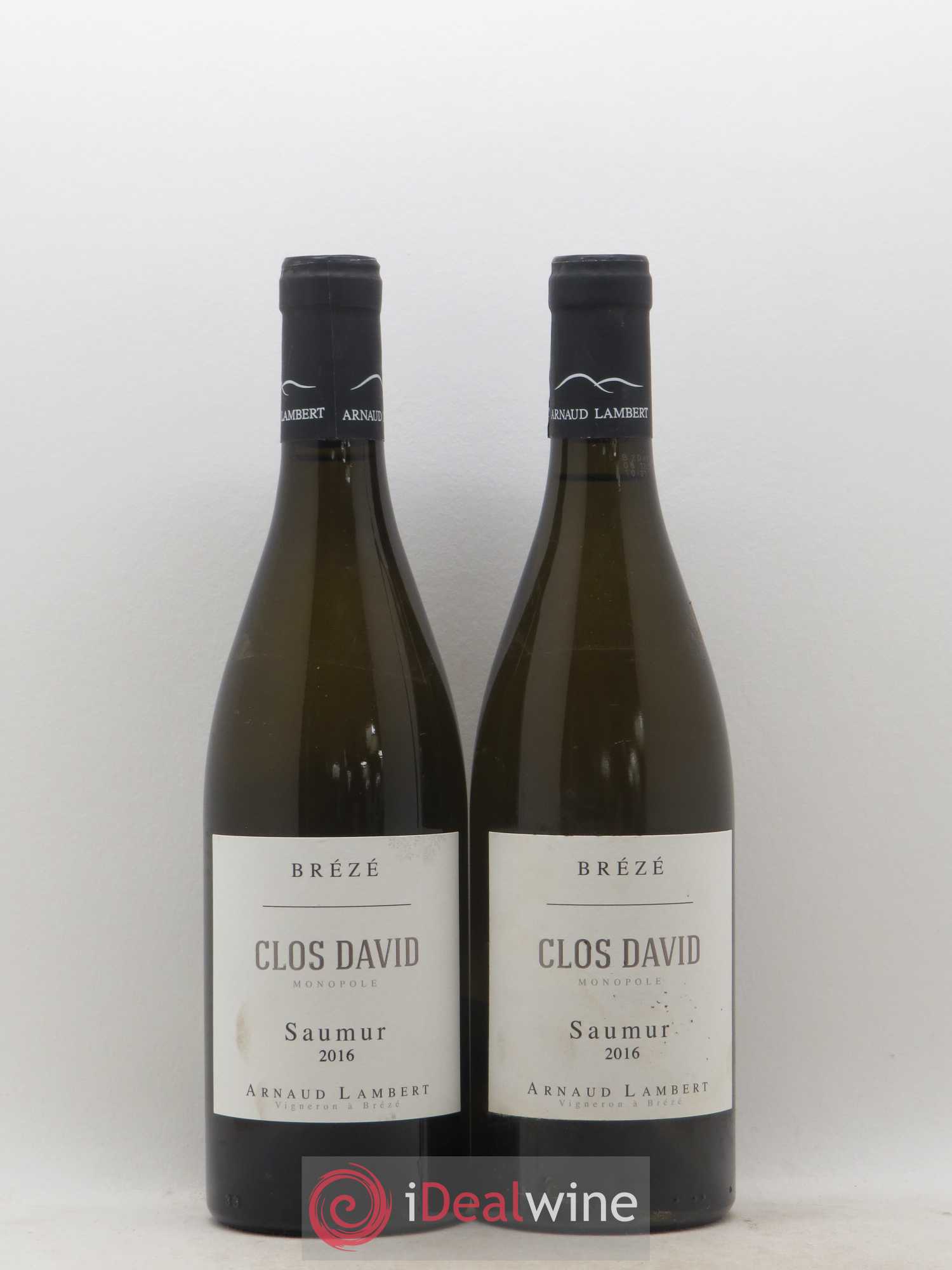 Saumur Brézé Clos David Arnaud Lambert 2016 - Lot de 2 bouteilles - 0