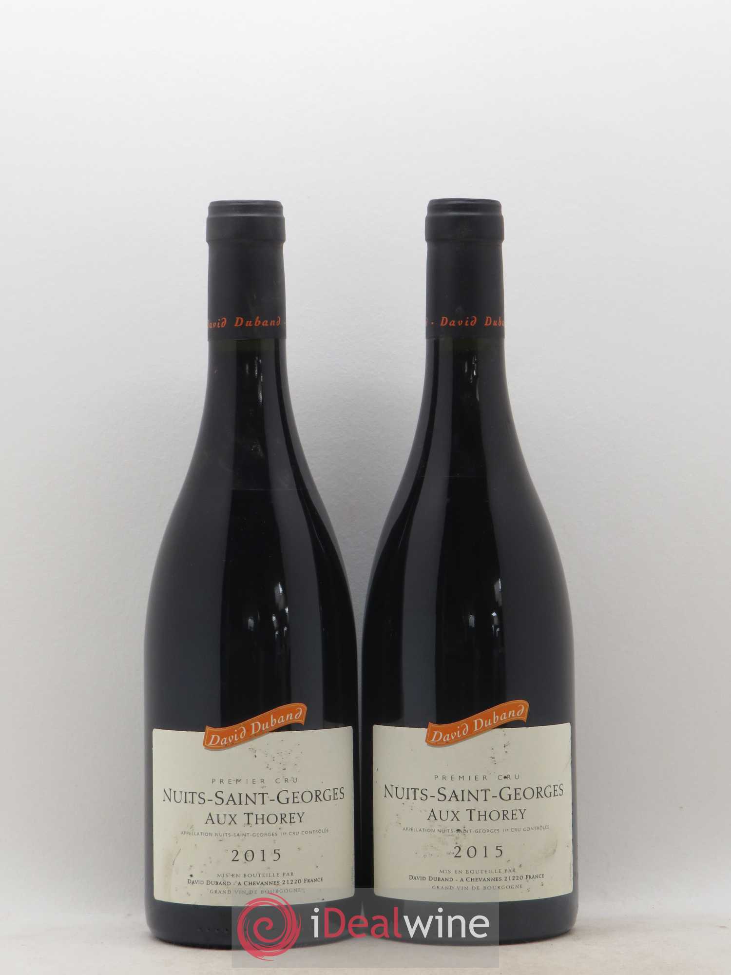 Nuits-Saint-Georges 1er Cru Aux Thorey David Duband 2015 - Lot de 2 bouteilles - 0
